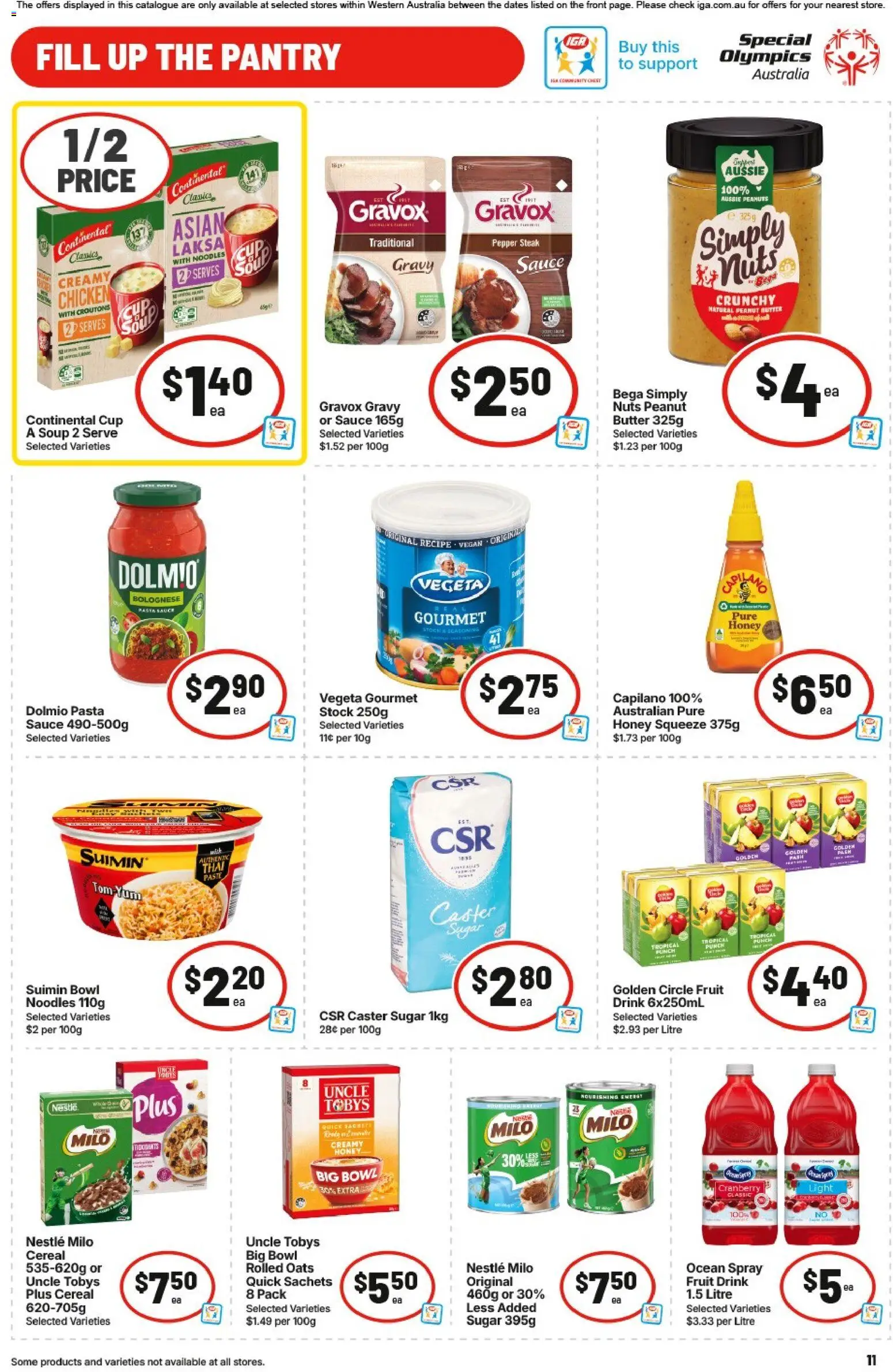 IGA catalogue - valid from 06.05.2026 | Page: 12 | Products: Honey, Oats, Cereal, Sauce