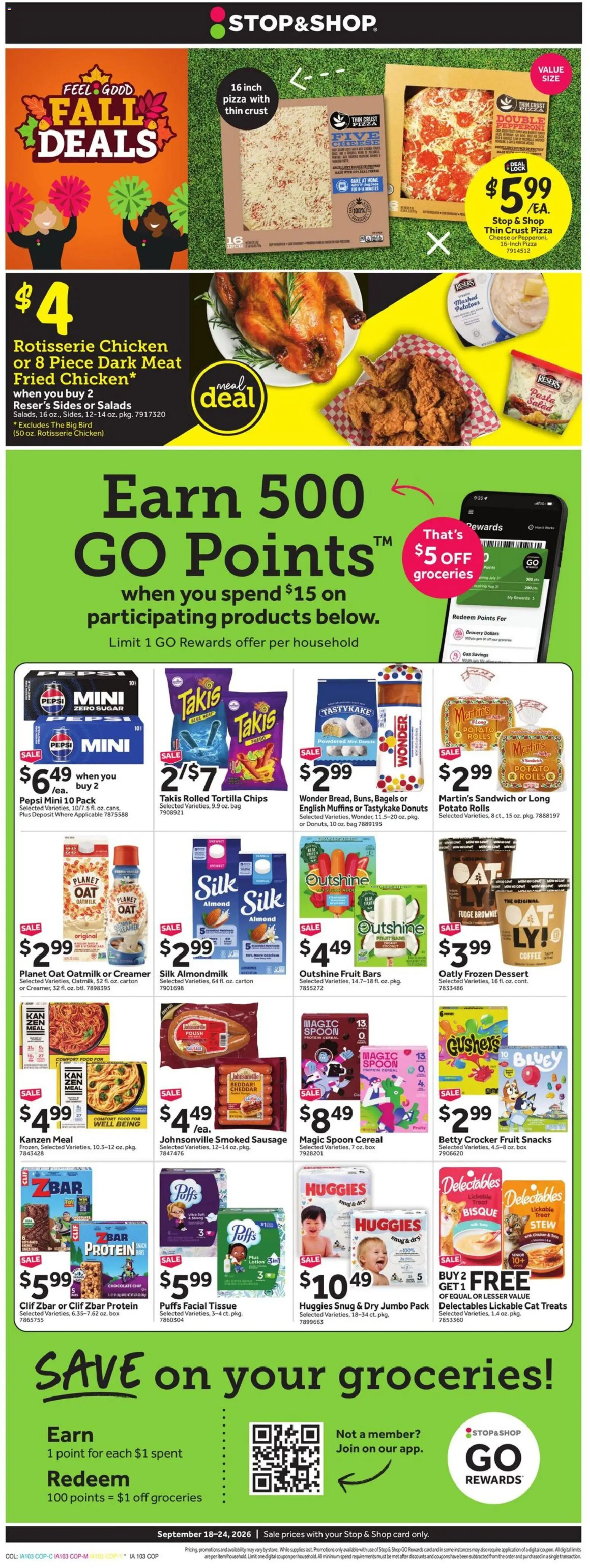 Stop & Shop Weekly Ad - valid from 09/18/2026 | Page: 11 | Products: Box, Fruit, Sausage, Vanilla