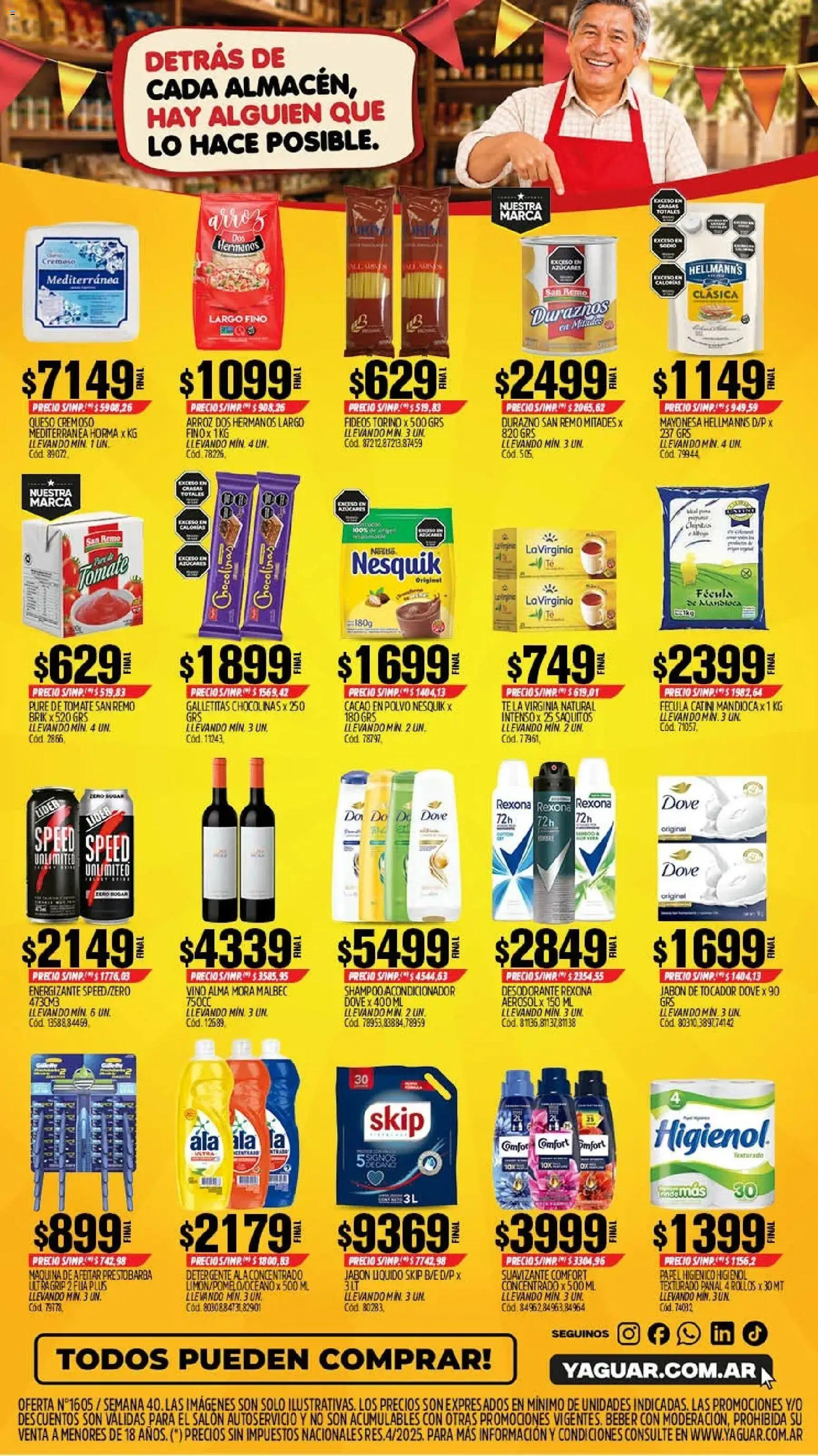 Yaguar - Oferta Semanal Misiones │ válido desde el 28/09/2026 | Página: 2 | Productos: Polvo, Mayonesa, Acondicionador, Arroz