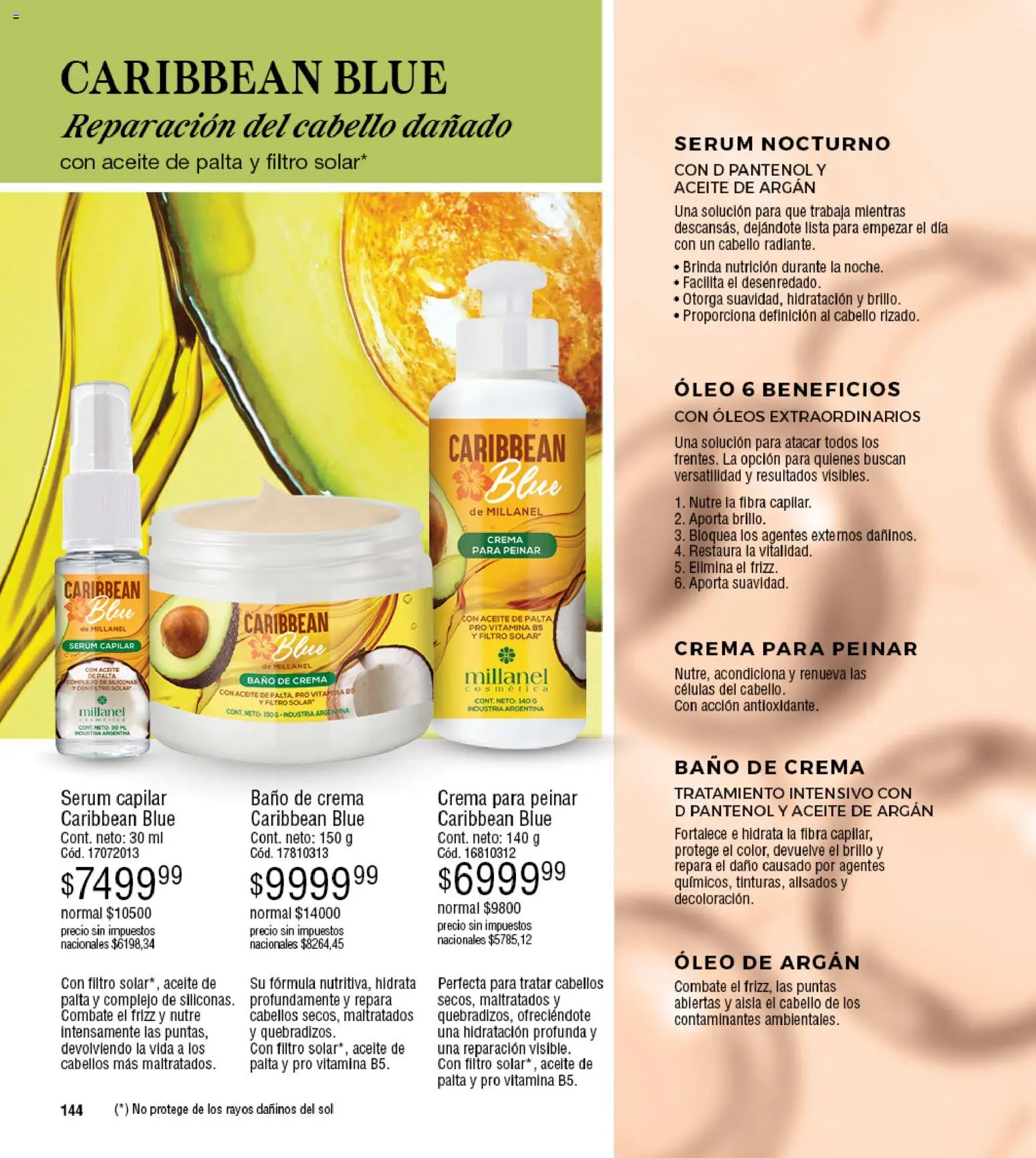 Millanel - Catálogo │ válido desde el 25.05.2026 | Página: 168 | Productos: Brillo, Baño de crema, Palta, Crema