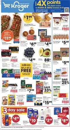 Preview of Kroger weekly ads valid from 10/14/2026
