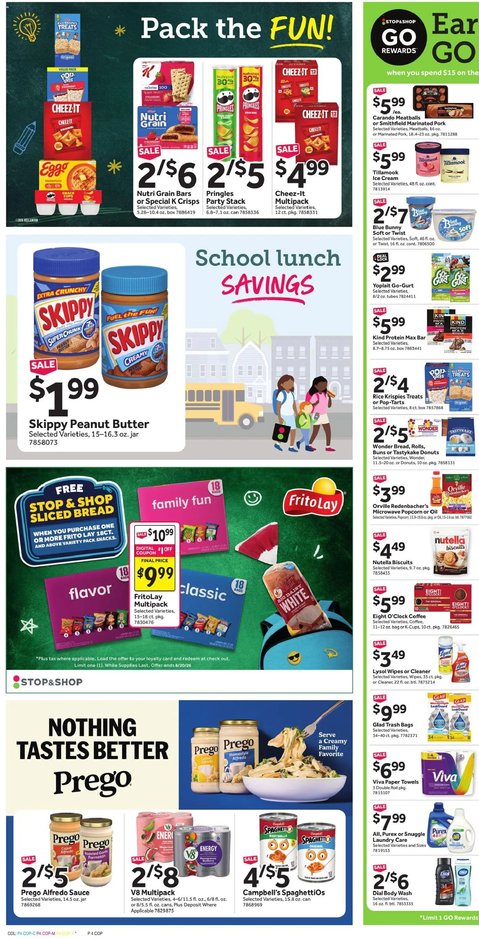 Stop & Shop Weekly Ad - valid from 08/14/2026 | Page: 10 | Products: Microwave, Rice, Protein, Sour cream