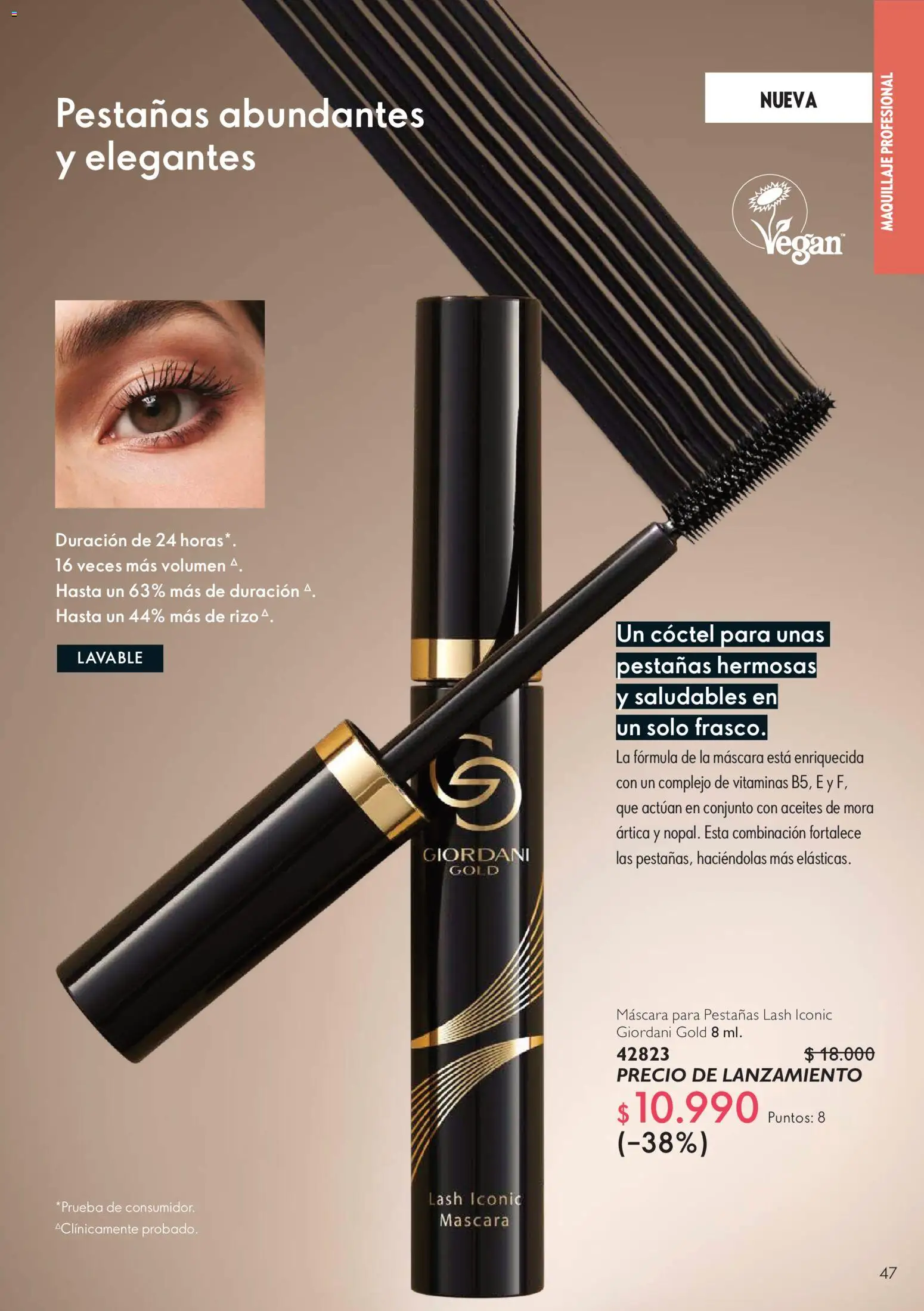 Oriflame catálogo │ válido desde el 11.09.2026 | Página: 47 | Productos: Vitaminas, Conjunto, Maquillaje, Máscara