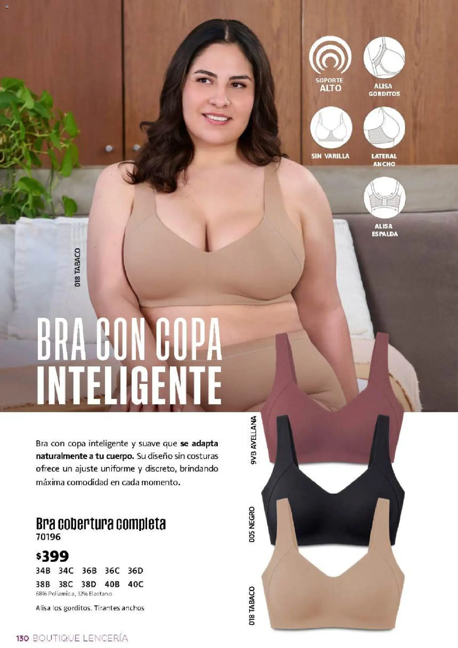 Nuevas ofertas de Ilusión válidas en toda la República Mexicana desde el 01/08/2026. ¡Encuentra las mejores ofertas en Ilusión catálogo Otoño! | Página: 132 | Productos: Tirantes, Lenceria