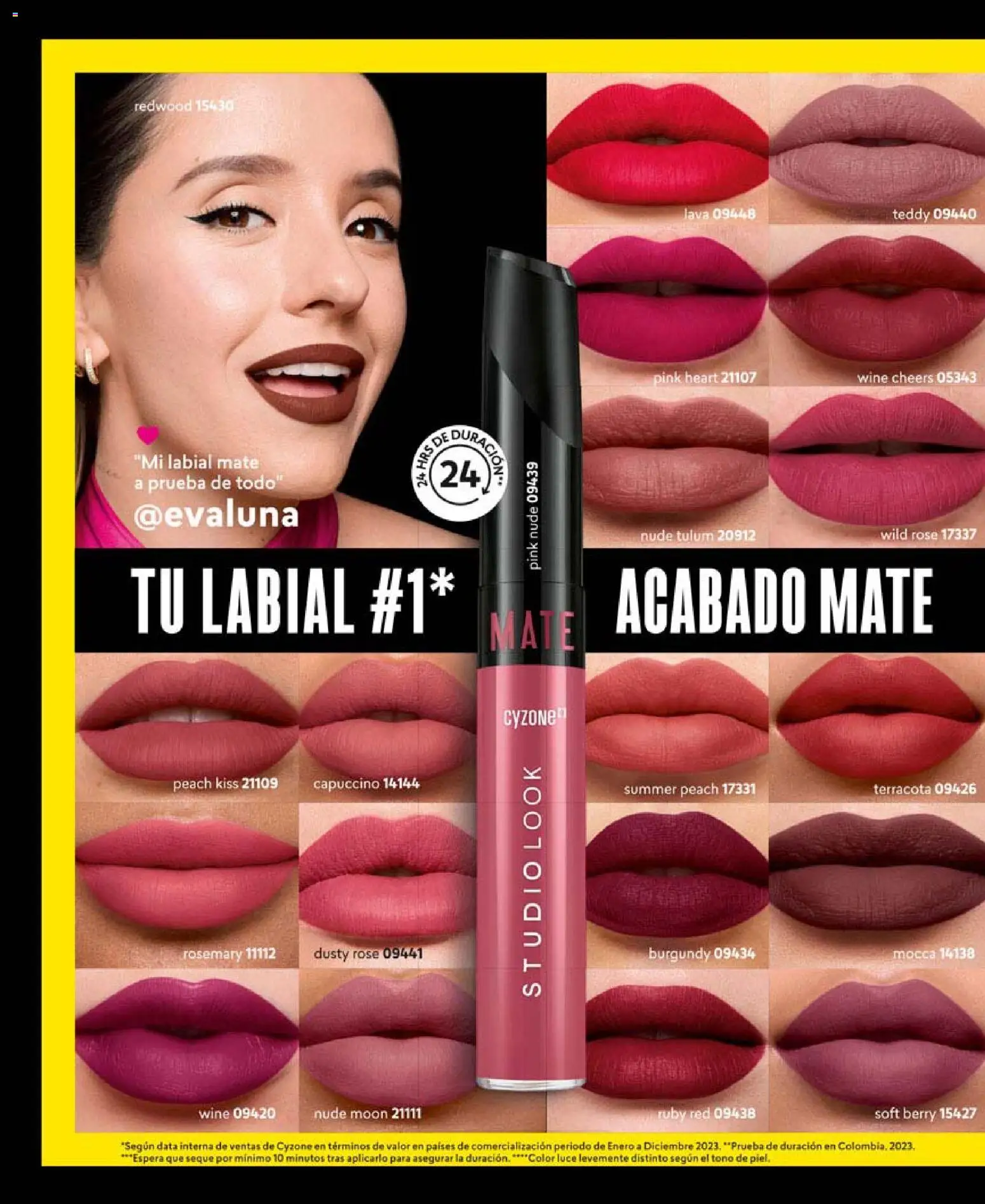 Catálogo CyZone Campaña 16 │ válido desde el 28.09.2026 | Página: 110 | Productos: Mate, Labial