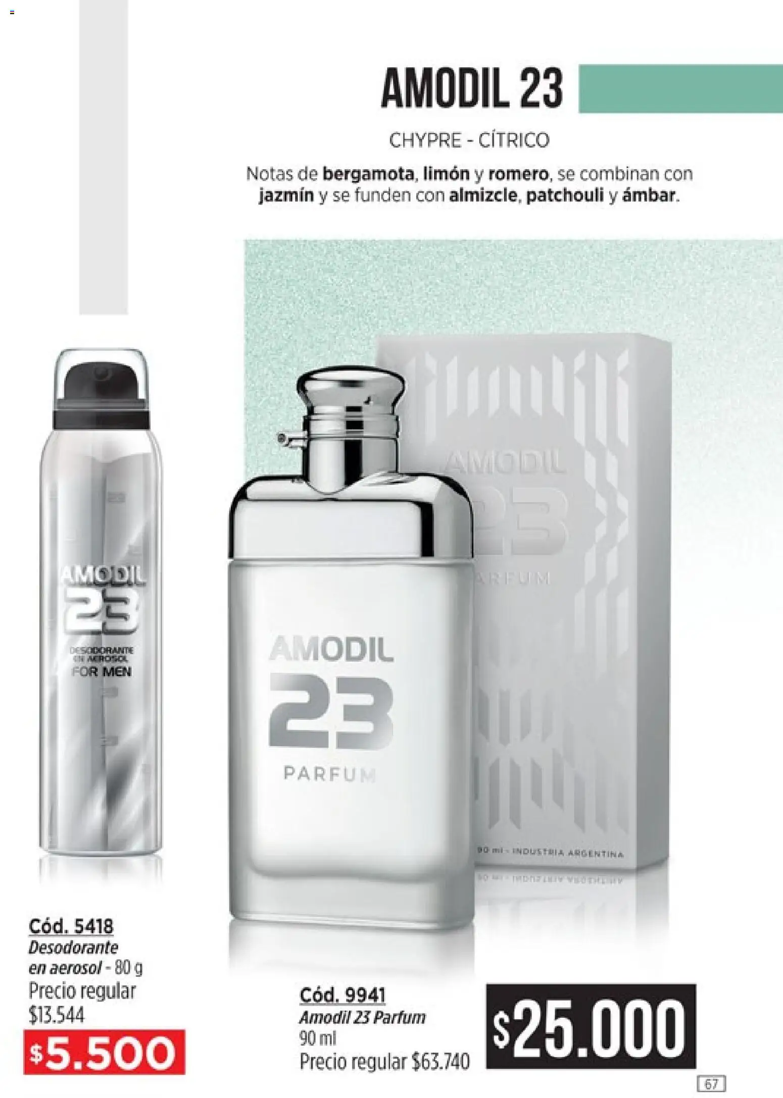 Catálogo Amodil Campaña 4 │ válido desde el 01/03/2026 | Página: 67 | Productos: Desodorante, Limón