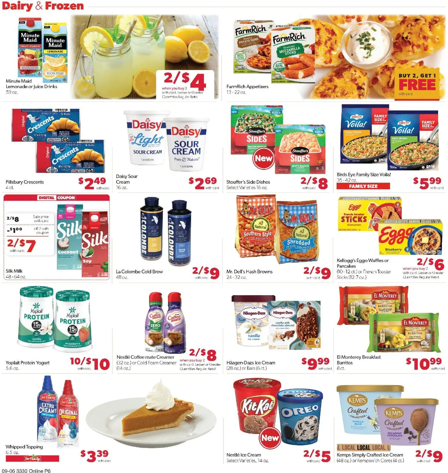 Family Fare Weekly Ad - MN - valid from 09/06/2026 | Page: 10 | Products: Coffee, Bacon, Cream, Ice cream