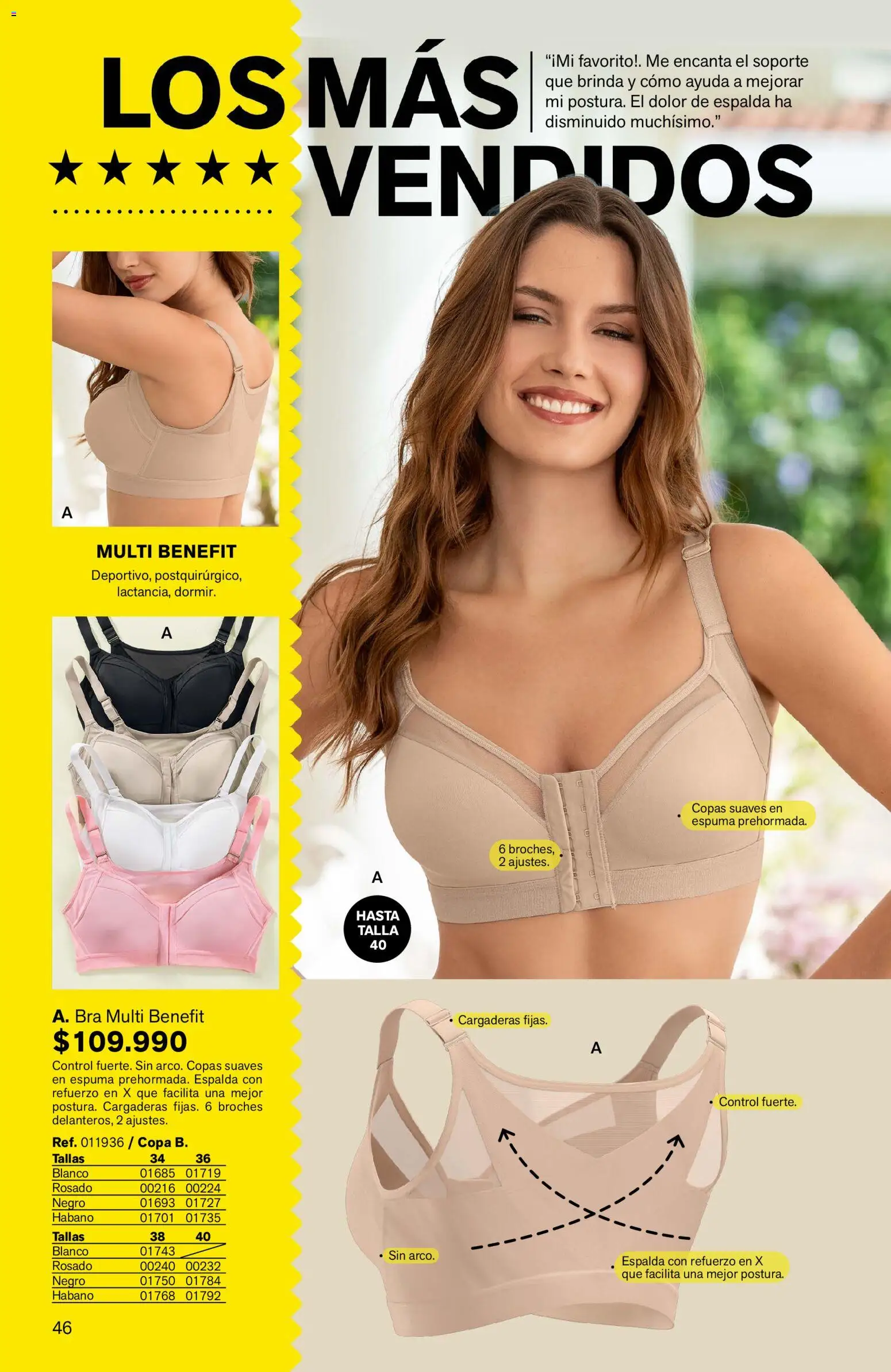 Leonisa revista - valida desde el 24/08/2026 | Página: 46 | Productos: Espuma