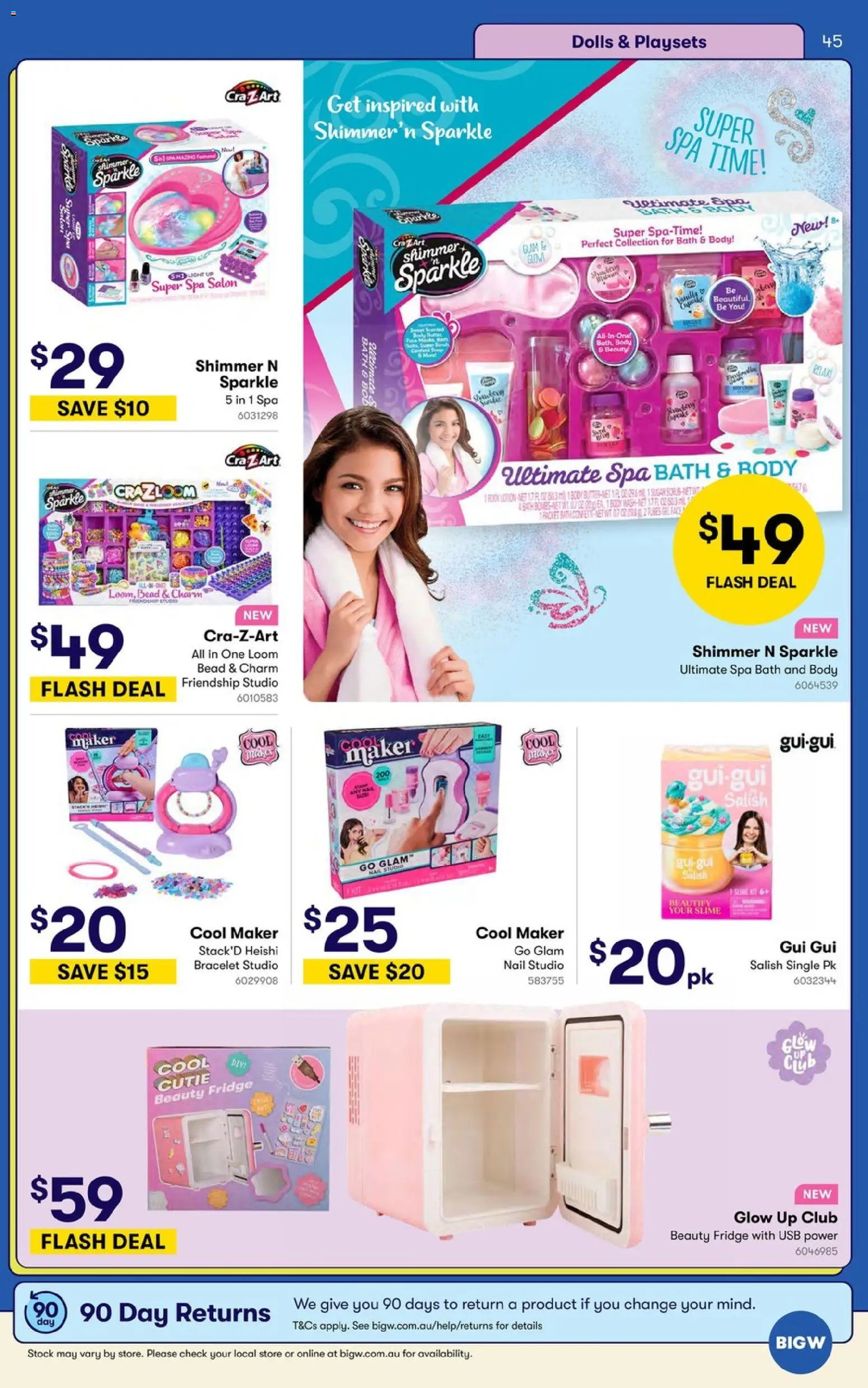 Big W catalogue - valid from 09.06.2026 | Page: 45 | Products: Bracelet, Sugar, Usb, Fridge