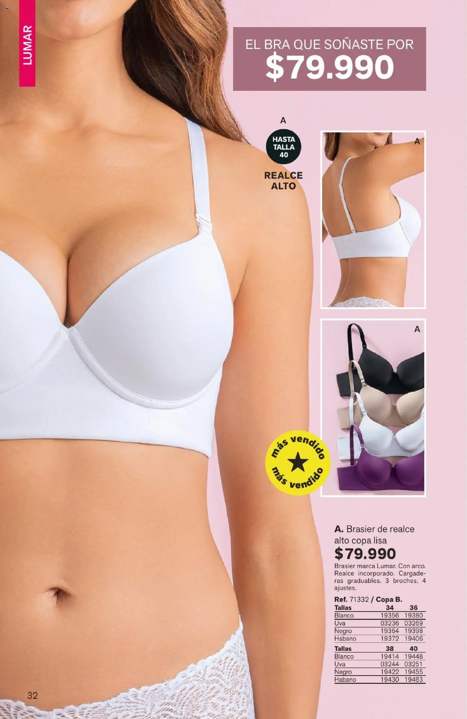 Leonisa revista - valida desde el 04/08/2026 | Página: 32 | Productos: Brasier