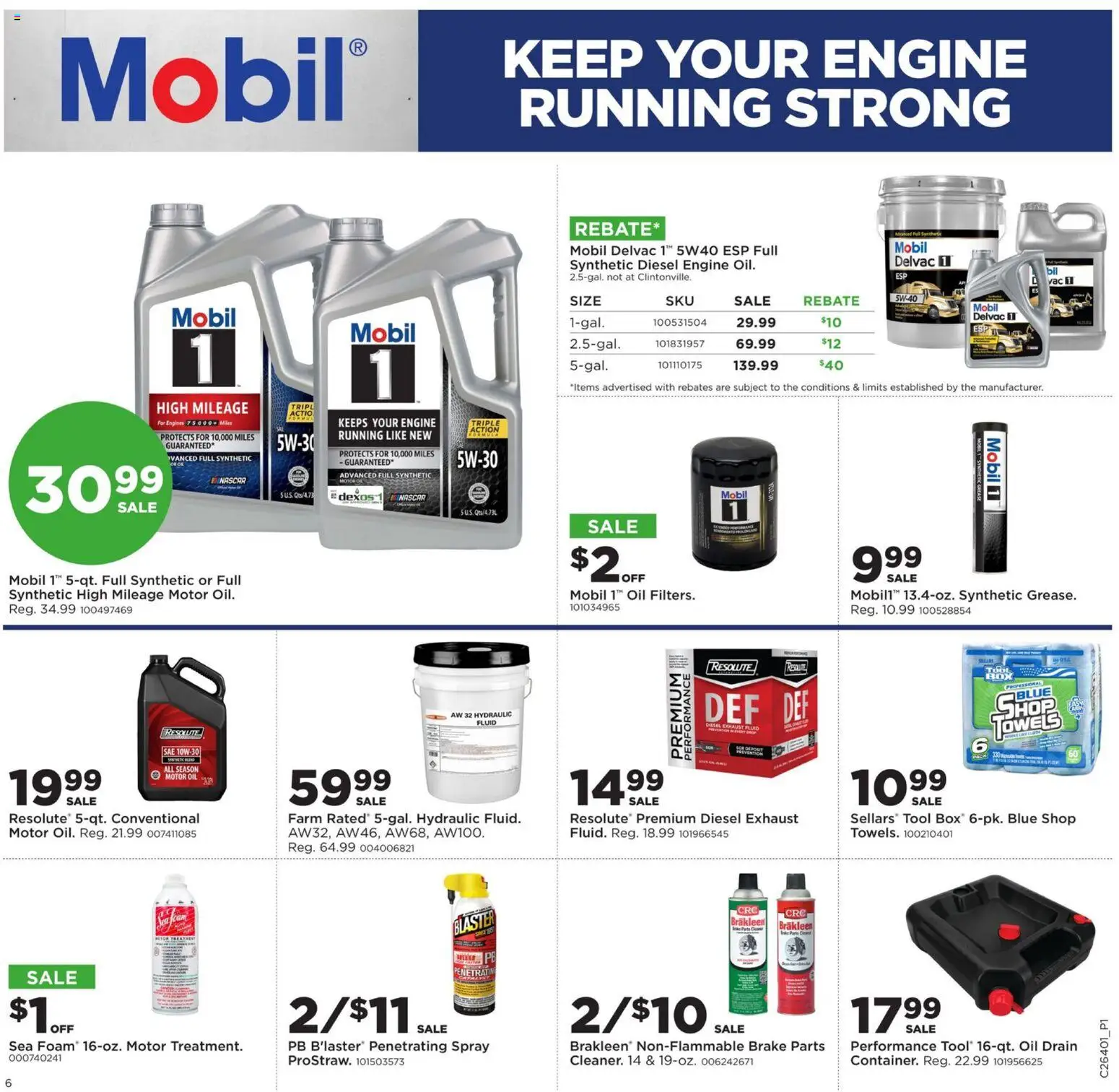 Mills Fleet Farm Weekly Ad - valid from 09/28/2026 | Page: 9 | Products: Oil, Motor Oil