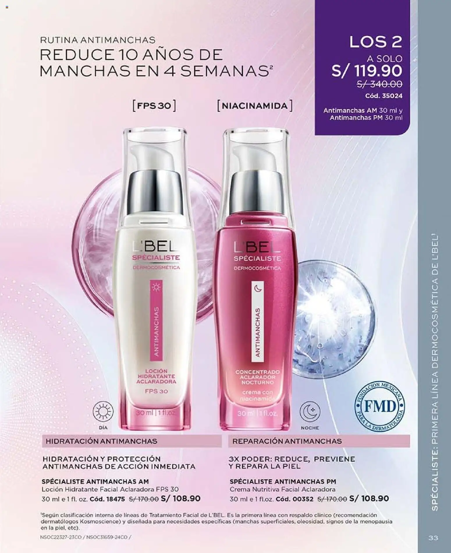 Catálogo L'Bel válido desde 03/10/2026 | Página: 33 | Productos: Crema