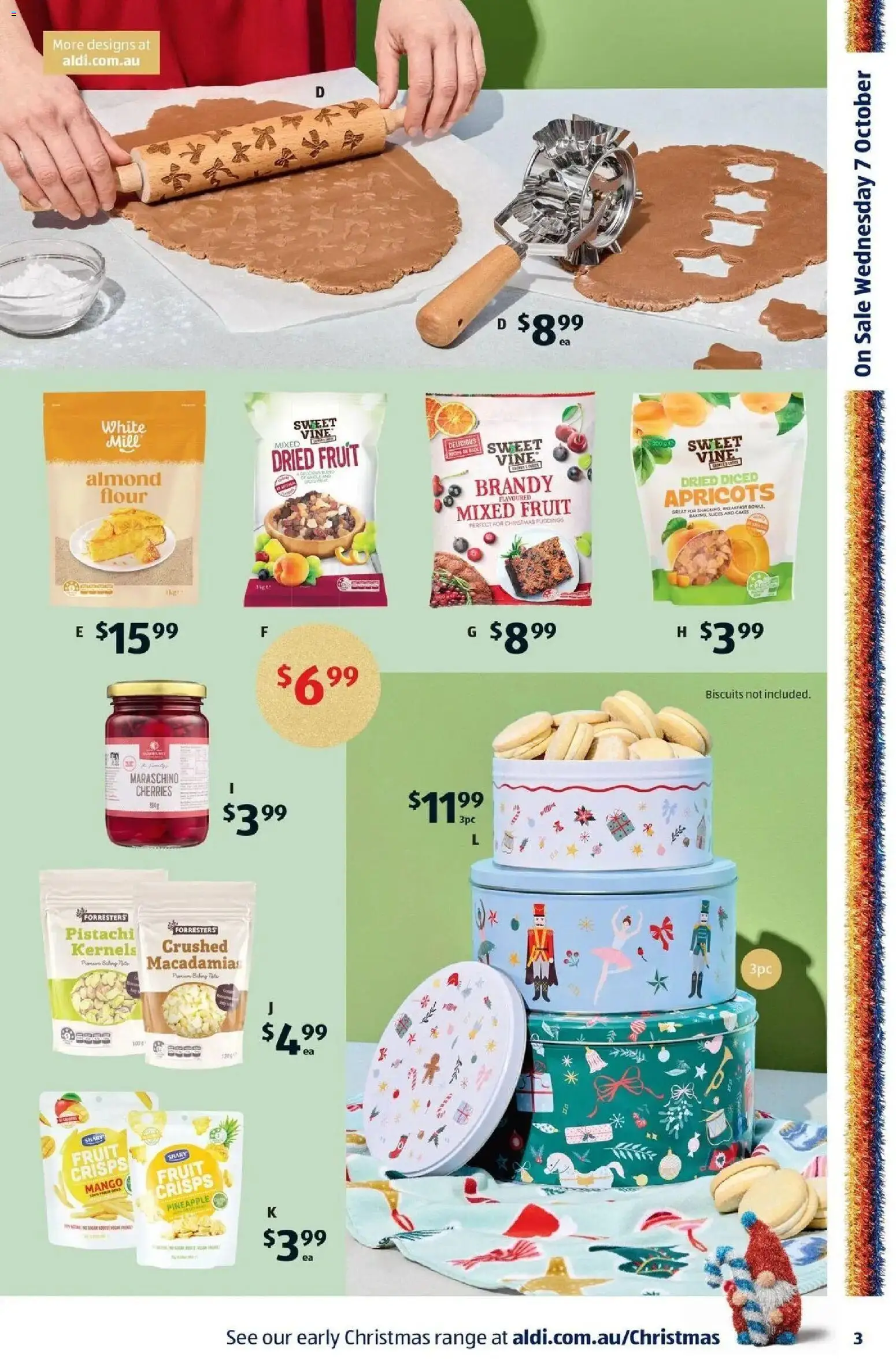 Aldi catalogue - valid from 07/10/2026 | Page: 3 | Products: Dried fruit, Apricots, Fruit, Cutter