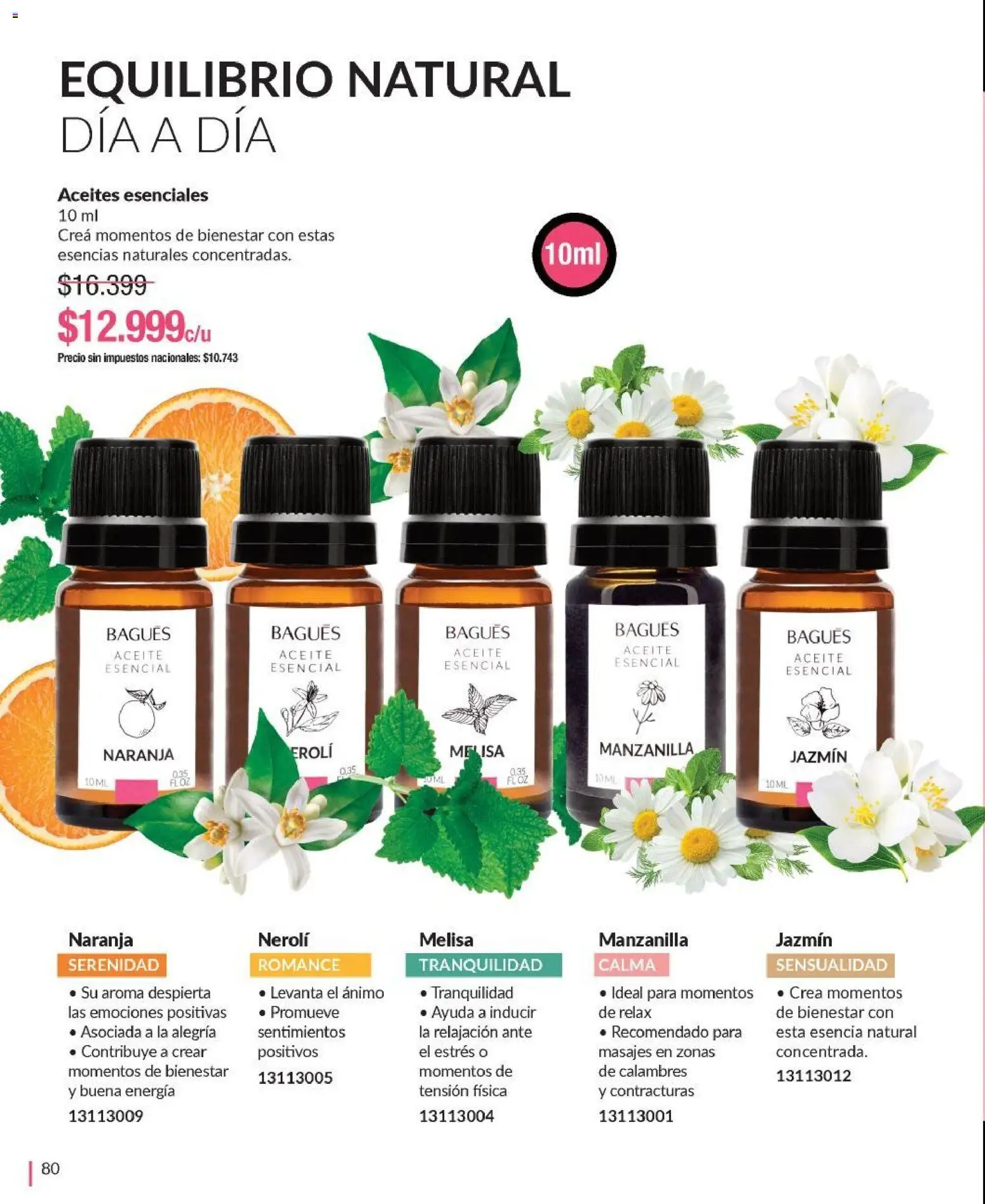 Bagués - Catálogo │ válido desde el 09.03.2026 | Página: 80 | Productos: Aceite, Esencias