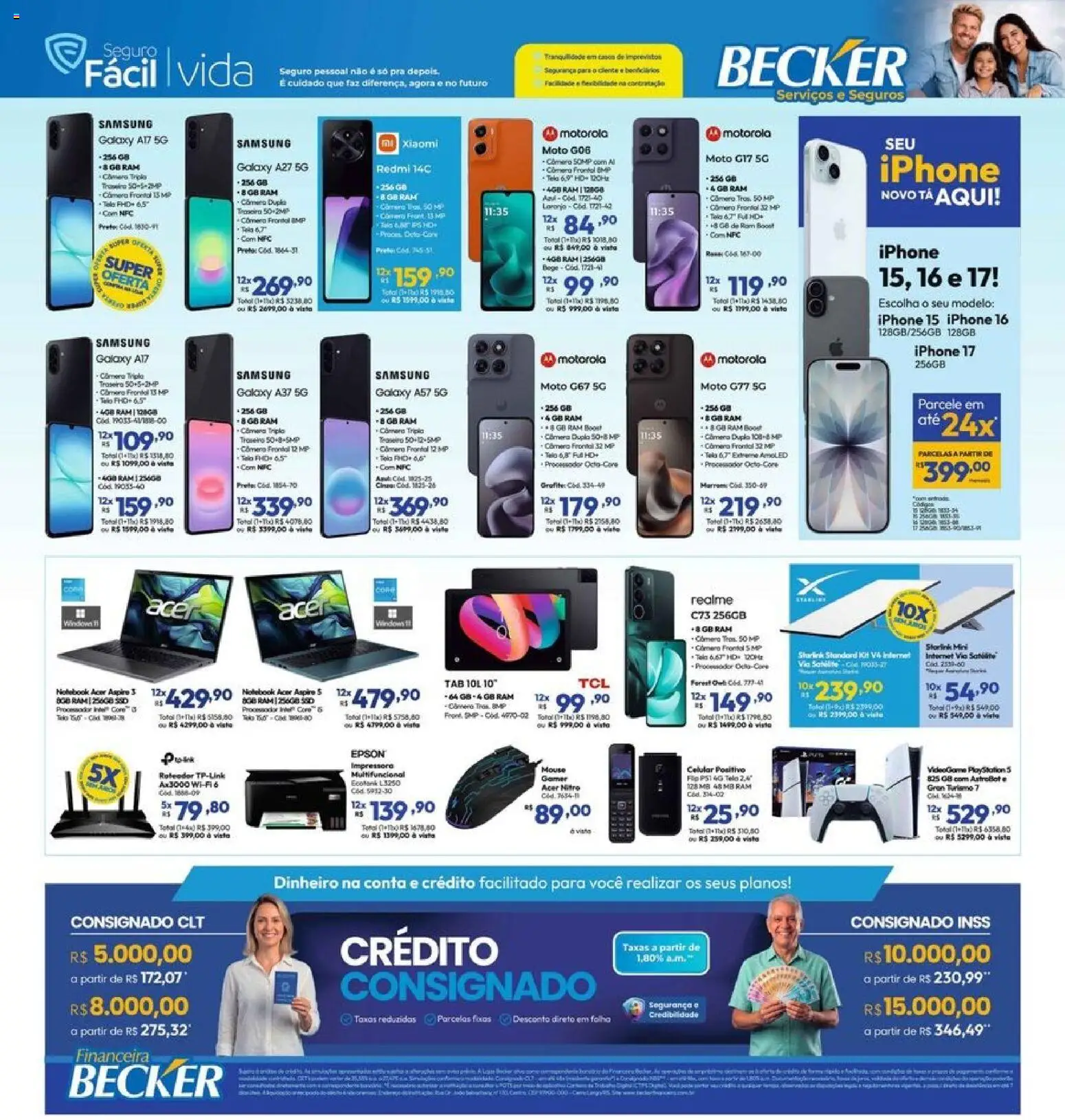 Lojas Becker Folheto - válido de 01/09/2026 | Página: 4 | Produtos: Multifuncional, Processador, Playstation 5, Playstation