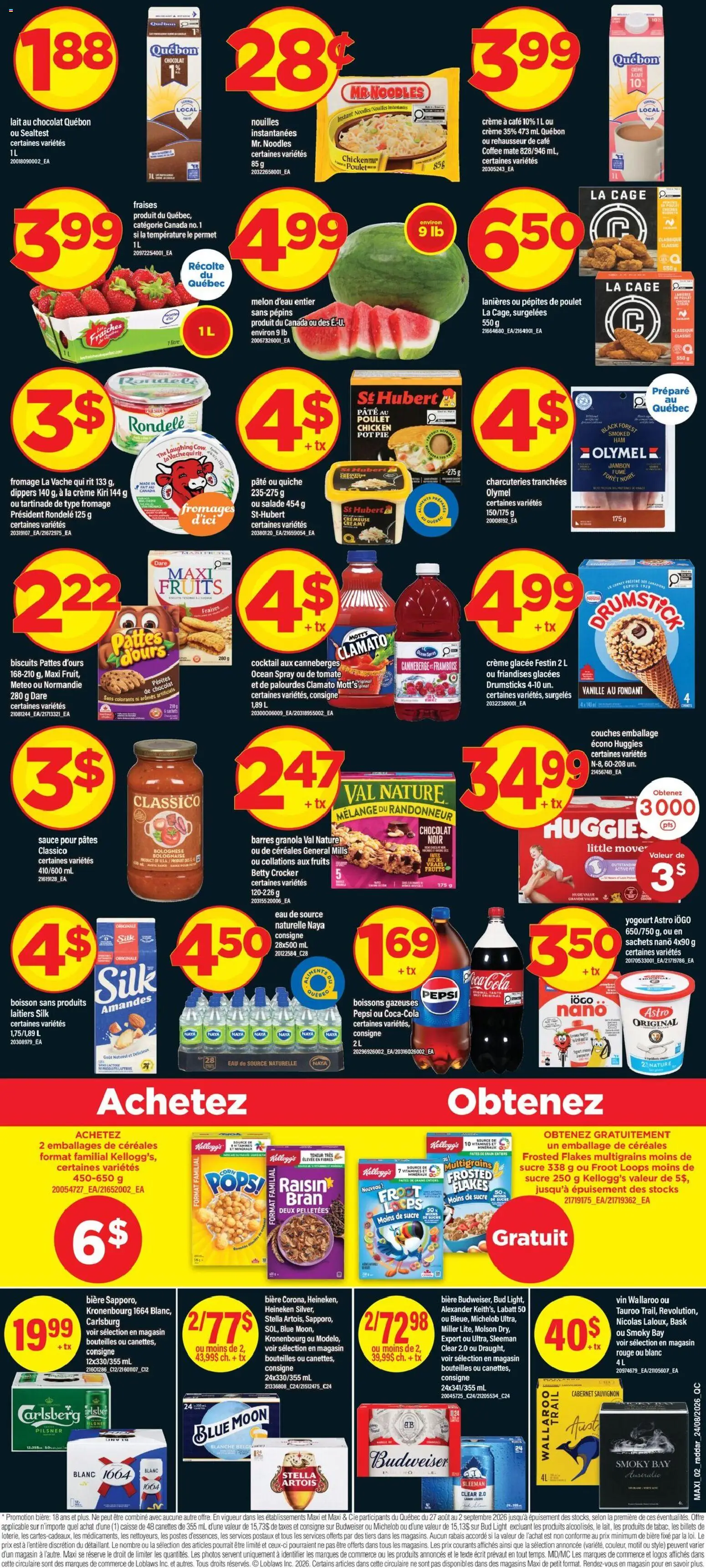 Maxi flyer valid from Aug 27, 2026 | Page: 2