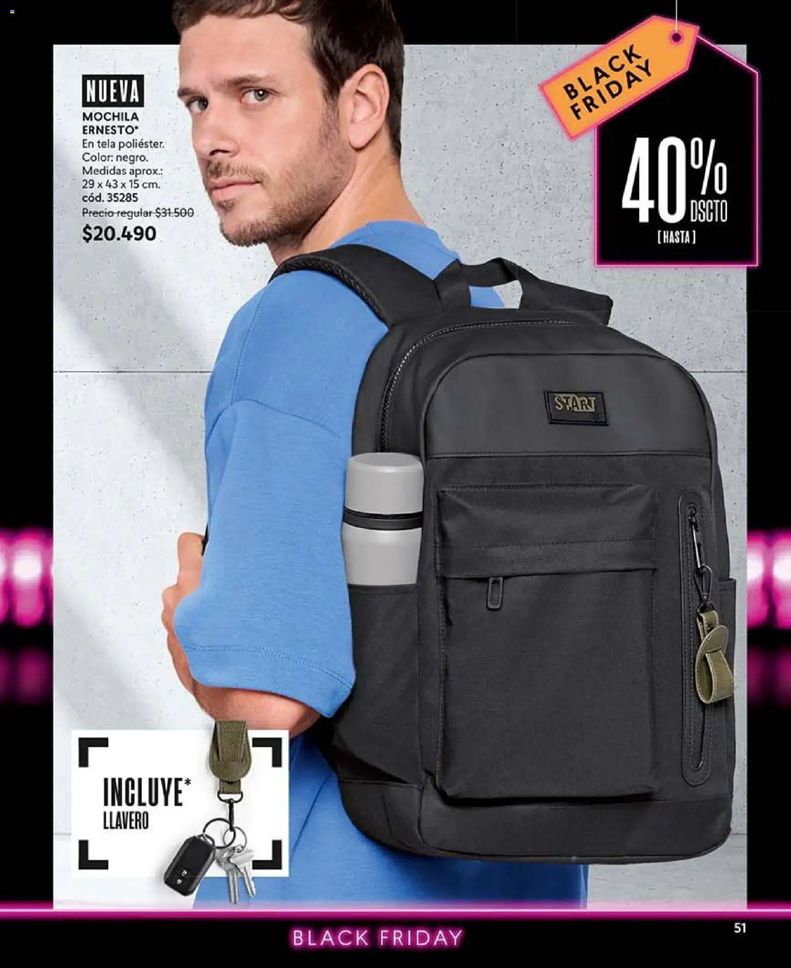 Catálogo CyZone Campaña 16 │ válido desde el 28.09.2026 | Página: 51 | Productos: Llavero, Mochila