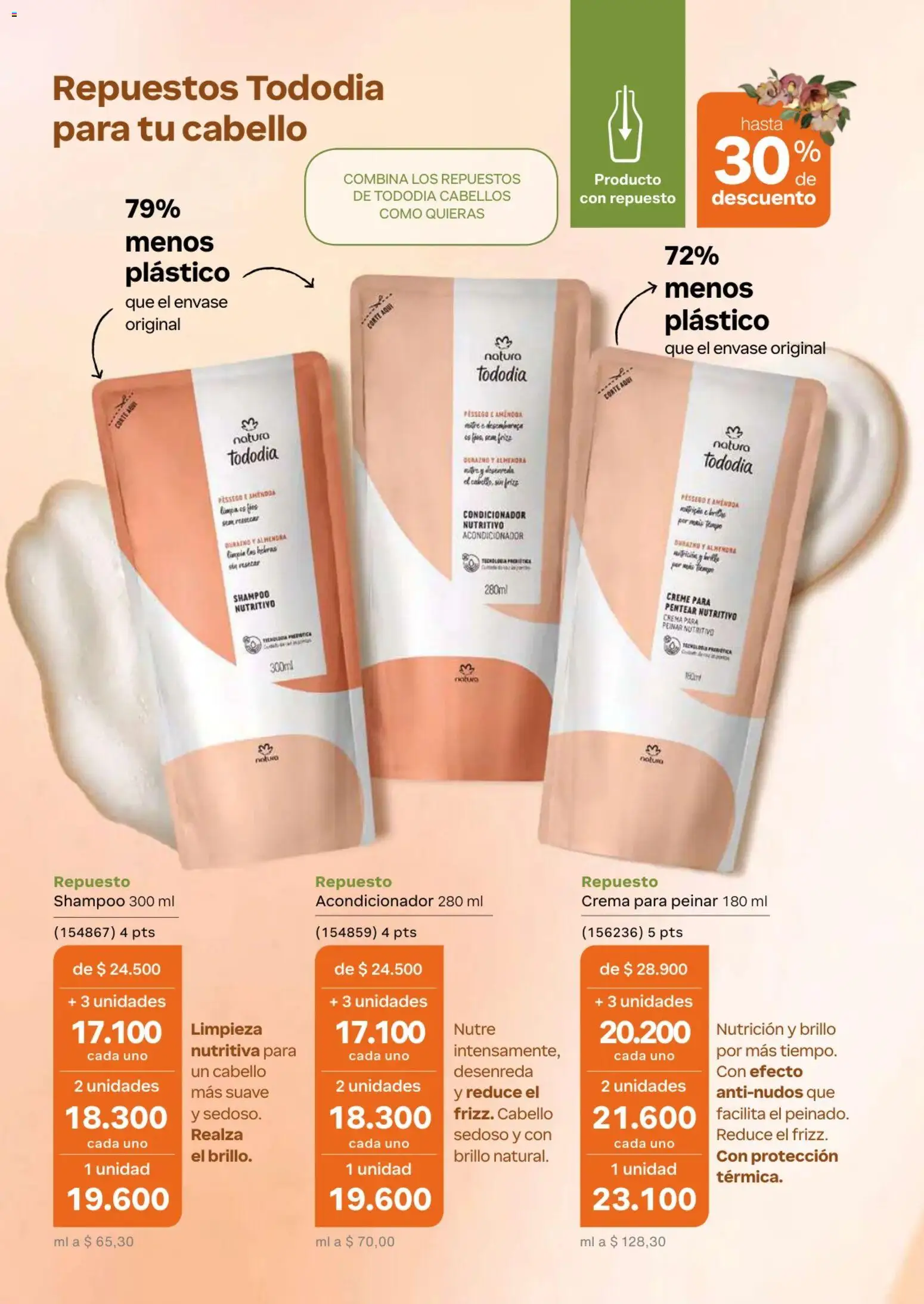 Natura revista - valida desde el 01.04.2026 | Página: 157 | Productos: Almendra, Crema, Shampoo, Acondicionador