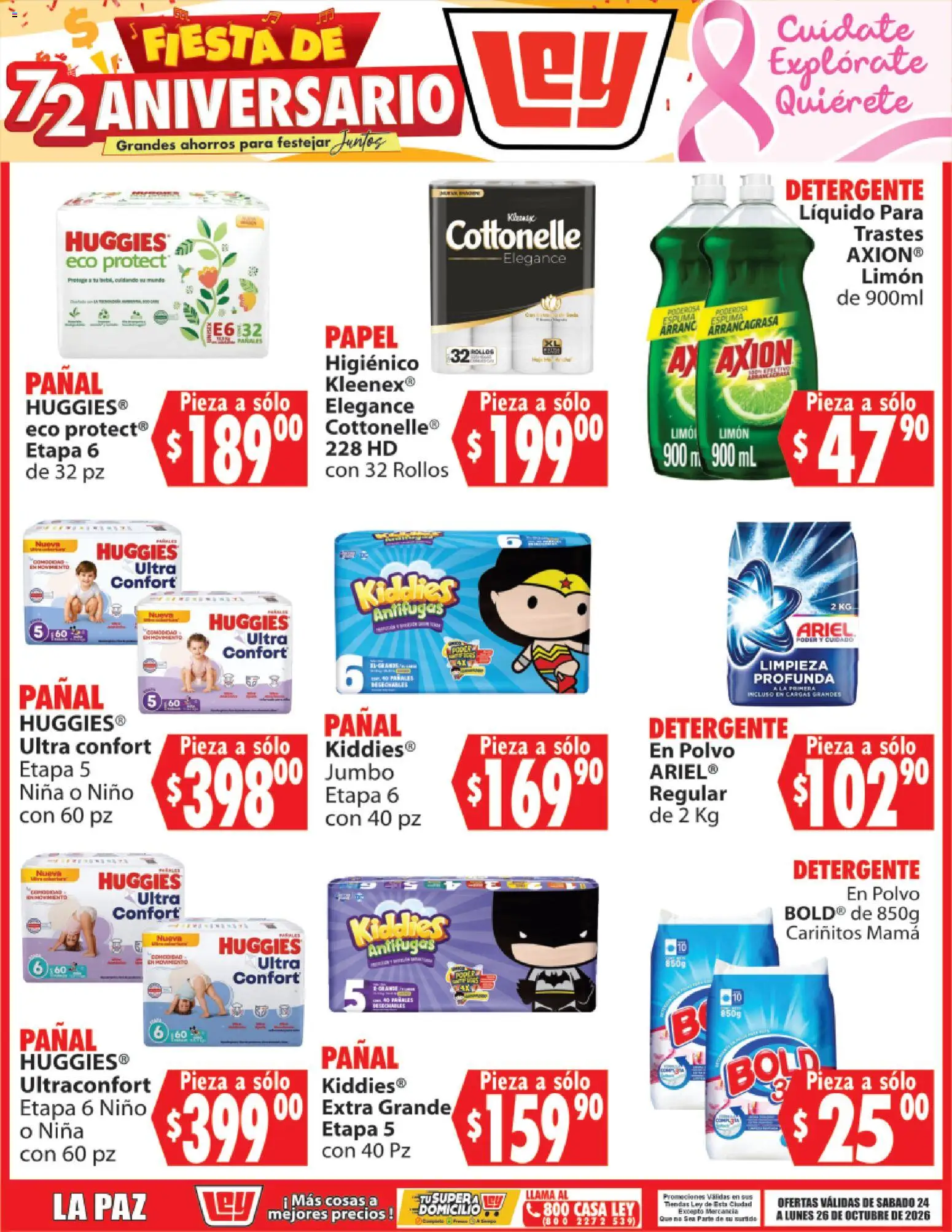 Nuevas ofertas de Casa Ley válidas en toda la República Mexicana desde el 24/10/2026. ¡Encuentra las mejores ofertas en Casa Ley folleto Autoservicio La Paz! | Página: 3