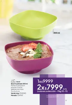Vista previa Tupperware Folleto válido desde el 28.04.2026 | Página: 12 | Productos: Bowl, Lima, Galletas