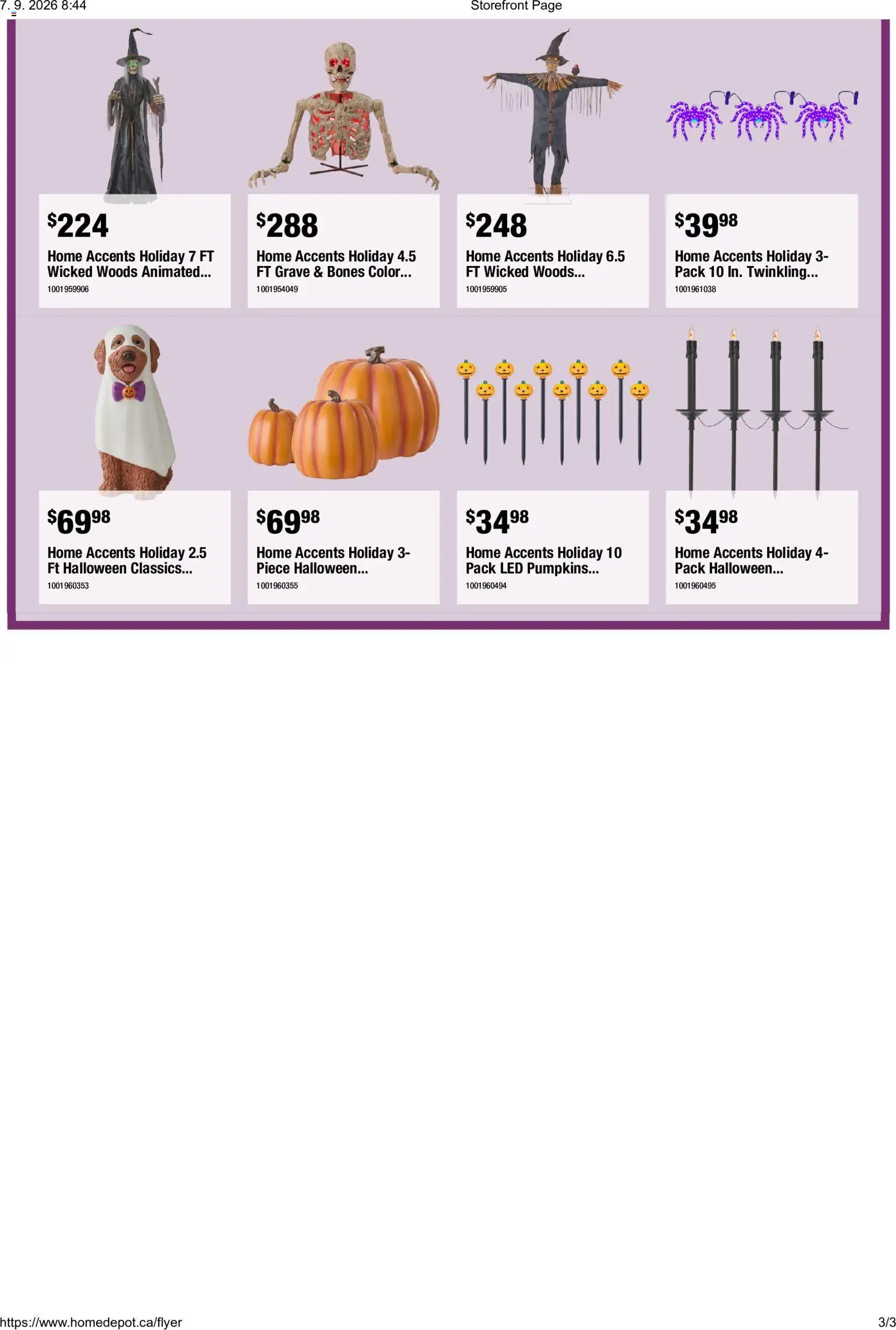 Home Depot flyer valid from Aug 27, 2026 | Page: 3