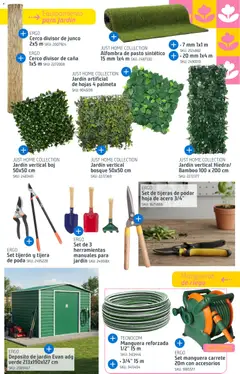 Vista previa Sodimac - Catálogo Aire Libre válido desde el 14/09/2026 | Página: 25 | Productos: Alfombra, Manguera, Herramientas, Tijera