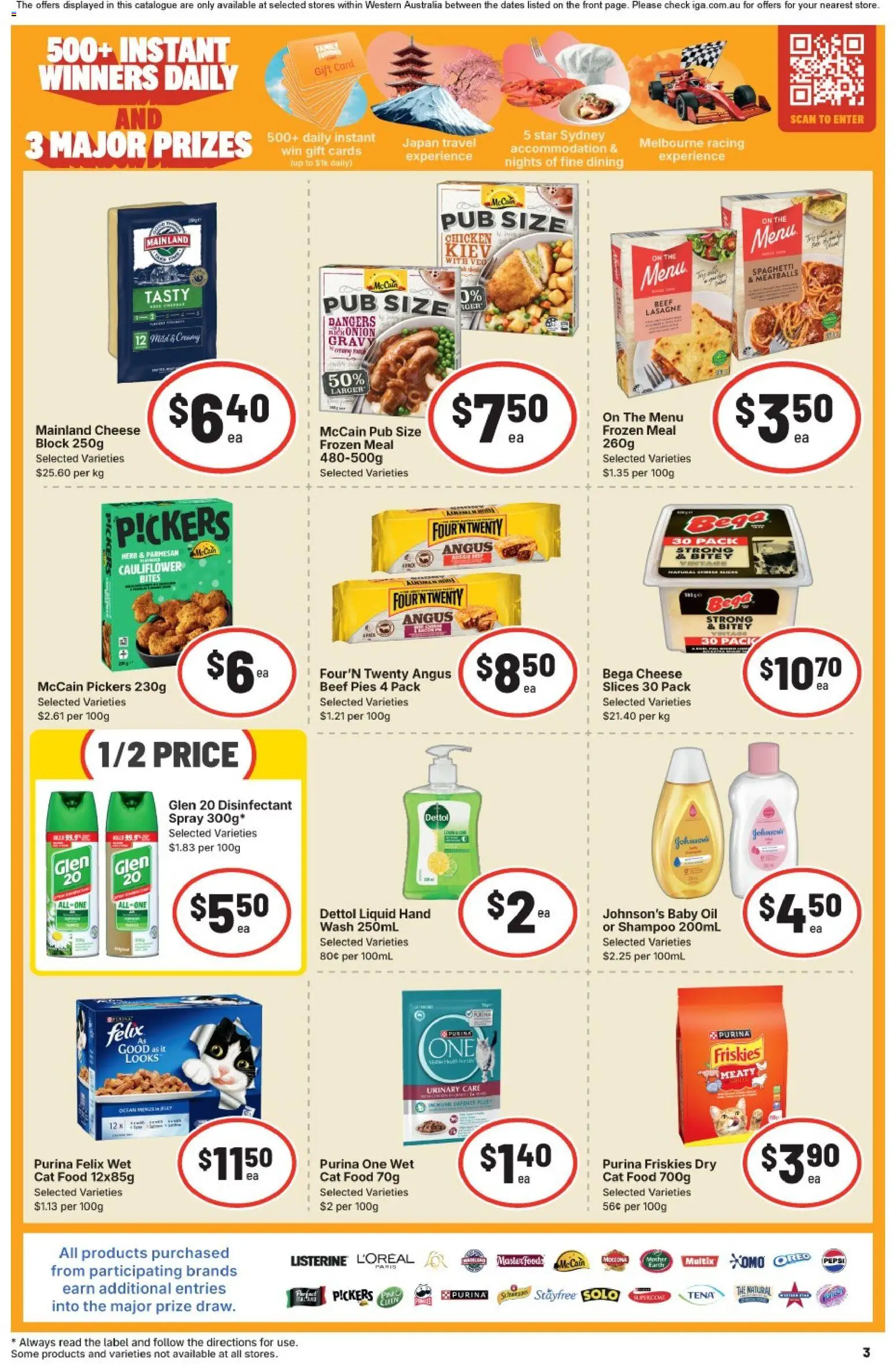 IGA catalogue - valid from 22/07/2026 | Page: 3 | Products: Herb, Shampoo, Beef, Cauliflower