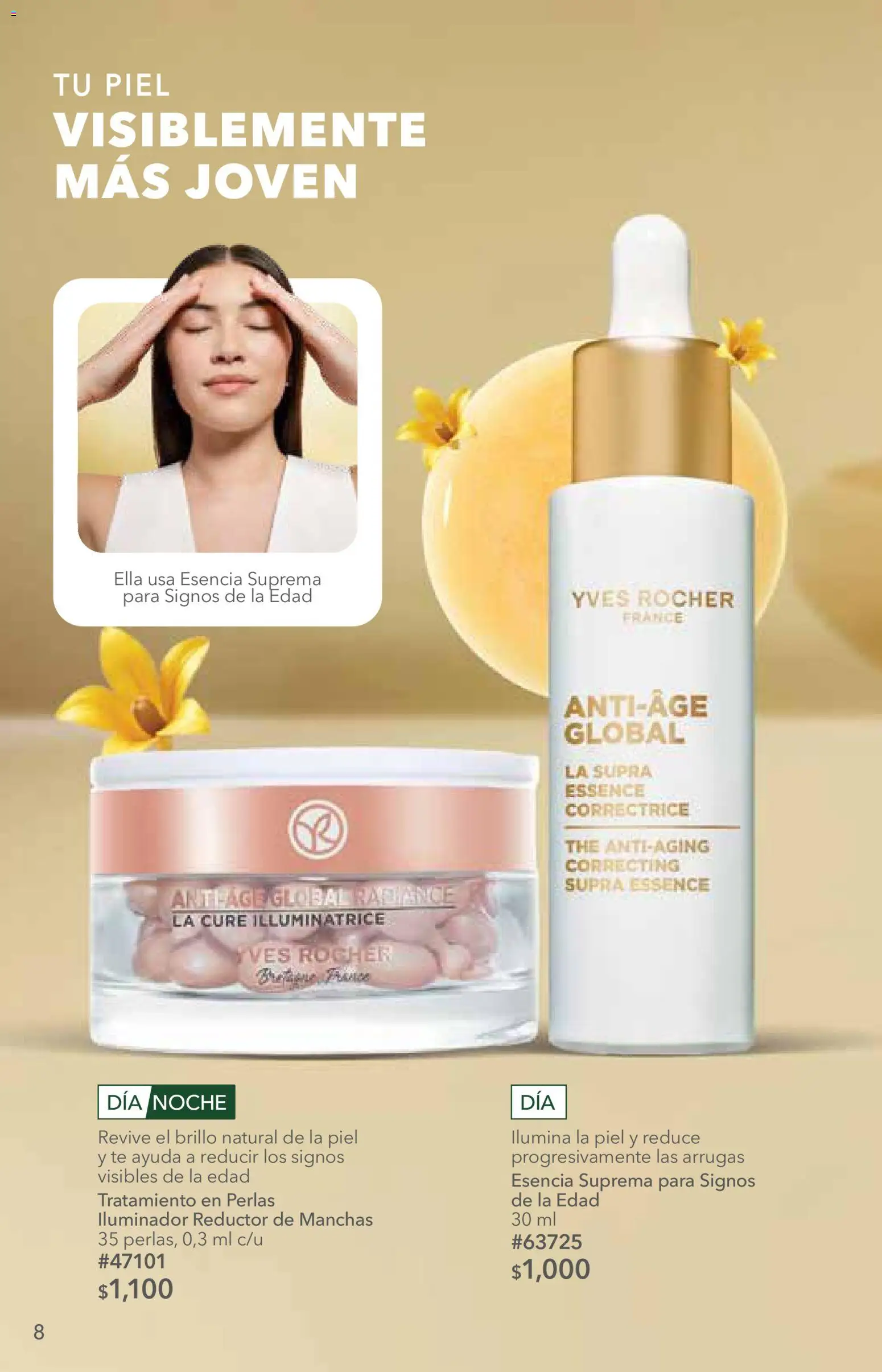 Nuevas ofertas de Yves Rocher válidas en toda la República Mexicana desde el 25/08/2026. ¡Encuentra las mejores ofertas en Yves Rocher campaña 12 2026! | Página: 8 | Productos: Iluminador, Brillo, Té