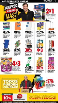 Vista previa Yaguar catálogo válido desde el 24/08/2026 | Página: 17 | Productos: Trapo de piso, Pala, Esponjas, Escobillon