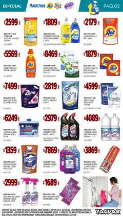 Vista previa Yaguar - Especial Limpieza Buenos Aires válido desde el 20.04.2026 | Página: 3 | Productos: Cocina, Jabón, Jabón en polvo, Plancha
