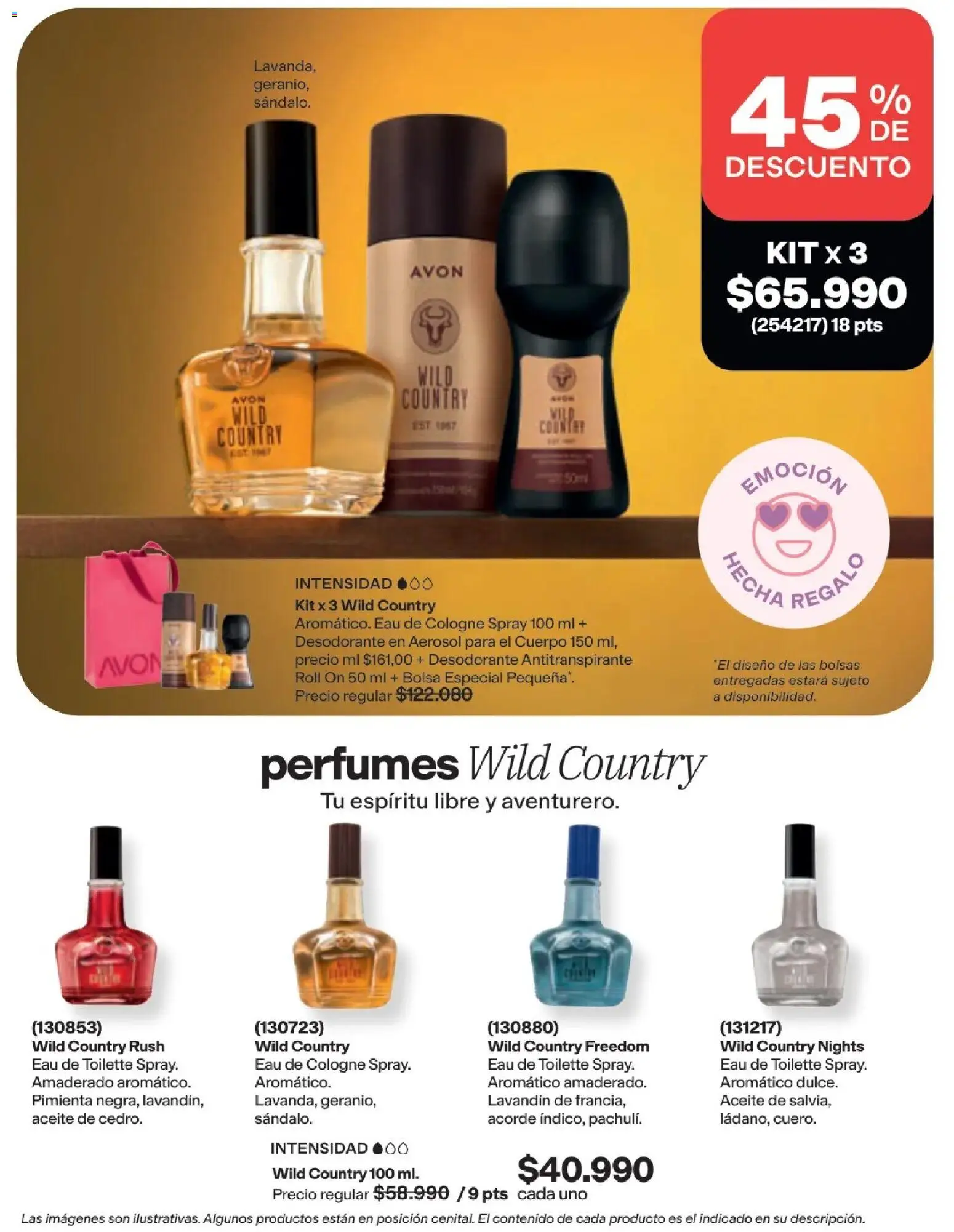 Avon revista - valida desde el 16/08/2026 | Página: 101 | Productos: Pimienta, Perfumes, Eau de toilette, Aceite