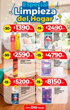 Vista previa LAVAVAJILLA LIMÓN/ GLICERINA DIA X 750 ML, LAVAVAJILLA LIMÓN/ GLICERINA DIA X 750 ML válido desde el 08/09/2026 | Página: 2 | Productos: Inodoro, Limón, Limpiador, Canasta