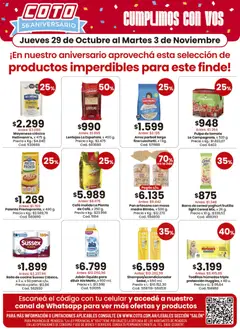 Vista previa Coto - Productos Motivo válido desde el 29/10/2026