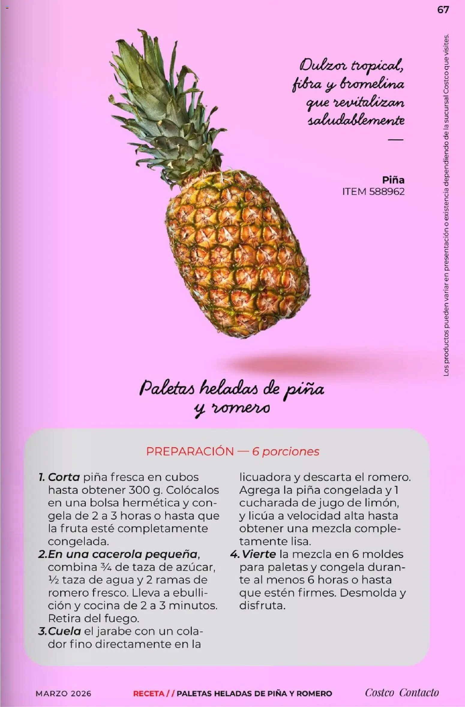 Nuevas ofertas de Costco válidas en toda la República Mexicana desde el 01.03.2026. ¡Encuentra las mejores ofertas en Costco Revista de marzo! | Página: 67 | Productos: Agua, Jugo, Licuadora, Cocina