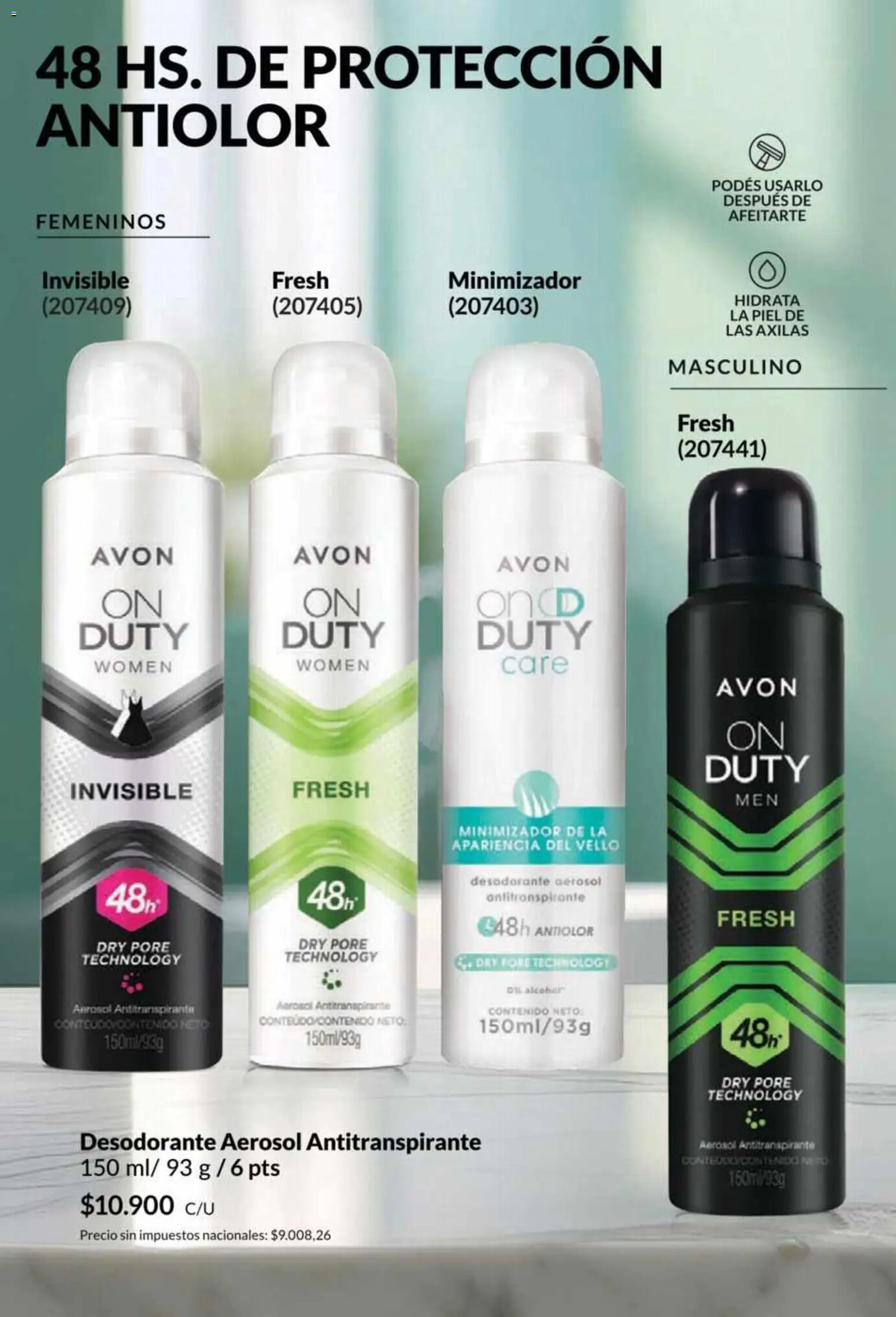 Catálogo AVON Campaña 5/2026 │ válido desde el 01.05.2026 | Página: 170 | Productos: Desodorante, Antitranspirante