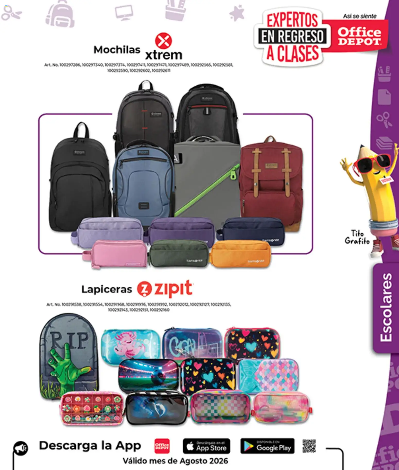 Nuevas ofertas de Office Depot válidas en toda la República Mexicana desde el 01/08/2026. ¡Encuentra las mejores ofertas en Office Depot catálogo! | Página: 8