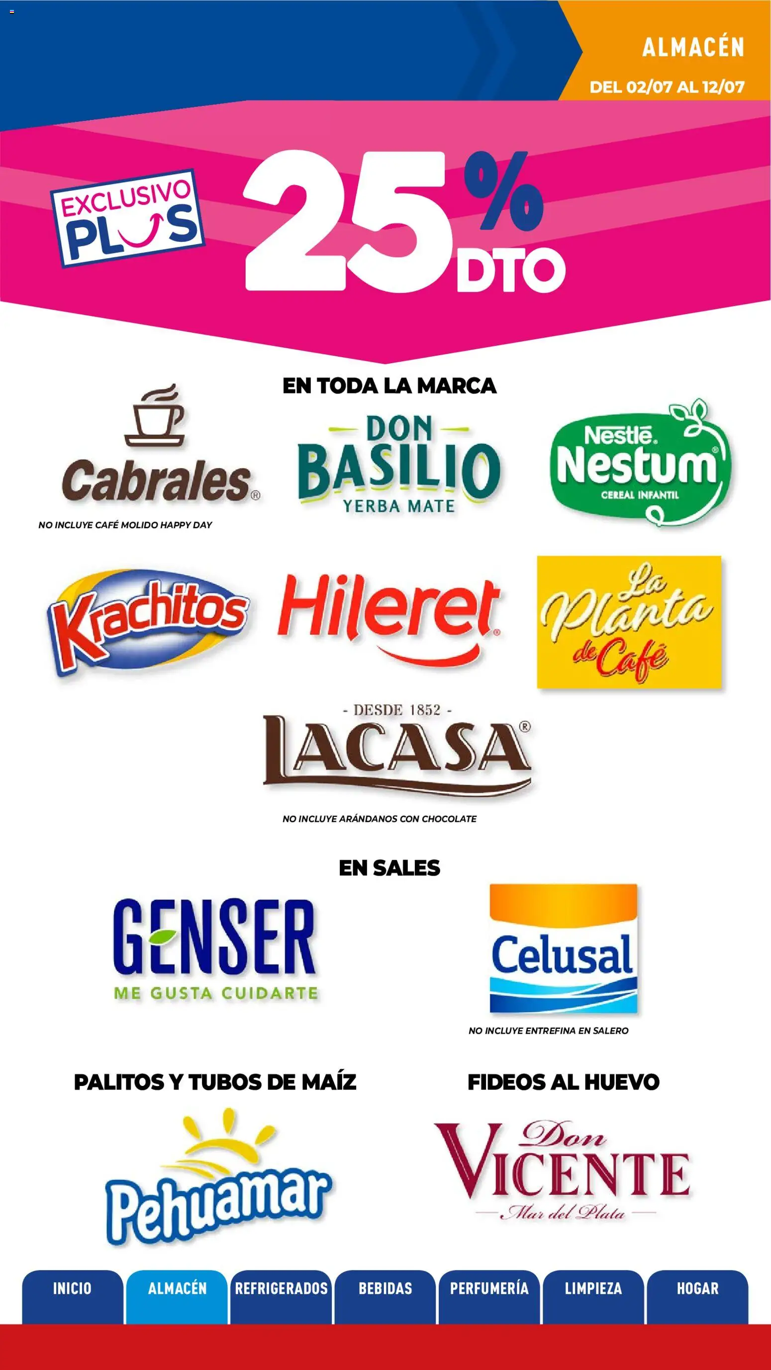 La Anonima catálogo │ válido desde el 02/07/2026 | Página: 11 | Productos: Yerba, Maiz, Sales, Planta