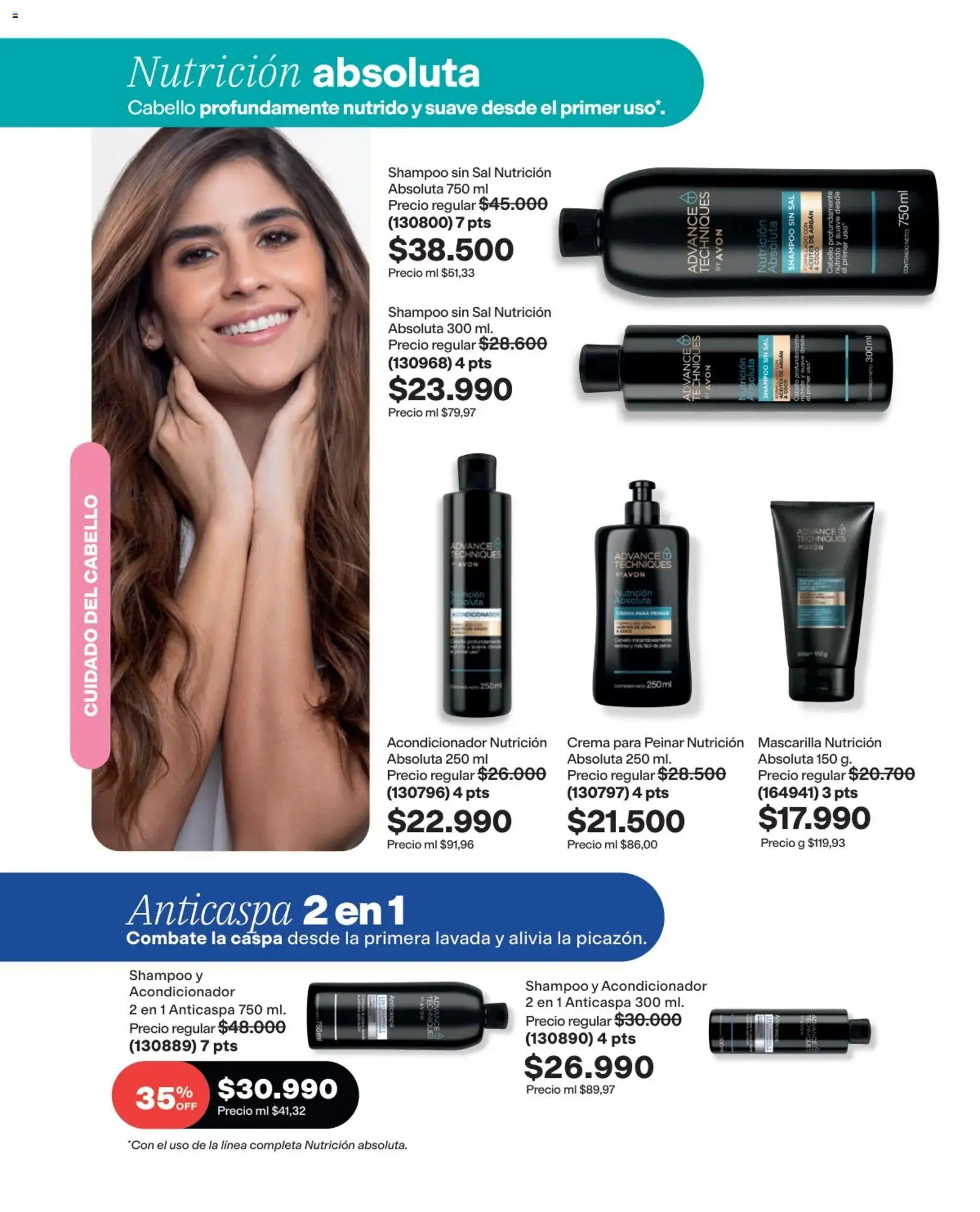 Avon revista - valida desde el 03/08/2026 | Página: 154 | Productos: Crema, Mascarilla, Coco, Acondicionador