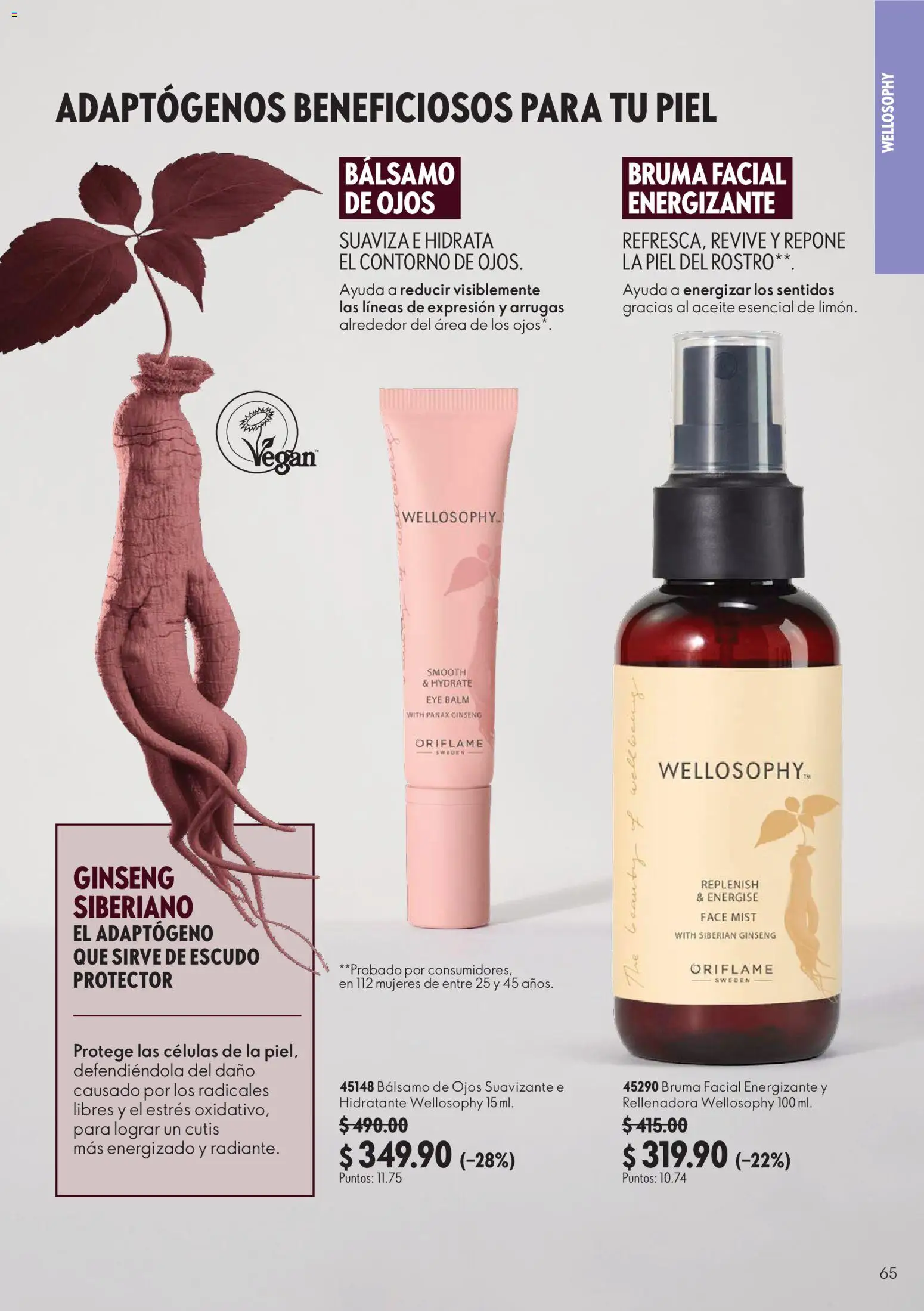 Nuevas ofertas de Oriflame válidas en toda la República Mexicana desde el 03/10/2026. ¡Encuentra las mejores ofertas en Oriflame campaña 14 2026! | Página: 65