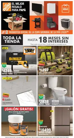 Vista previa de Home Depot catálogo, nuevo folleto de la tienda, válido en México a partir del 14.05.2026