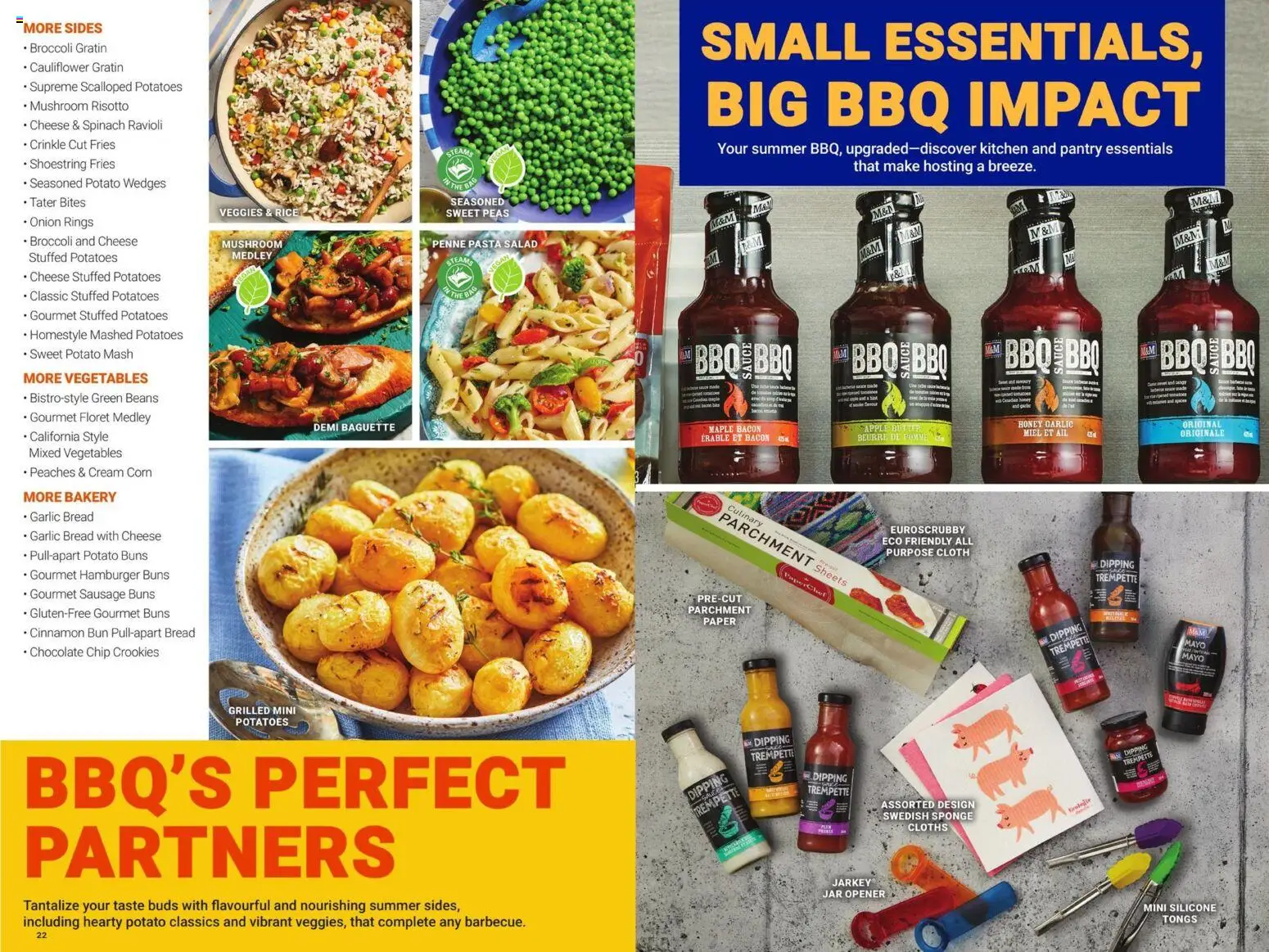 M&M Food Market flyer valid from 05.06.2026 | Page: 12 | Products: Pasta, Cream, Salad, Potatoes
