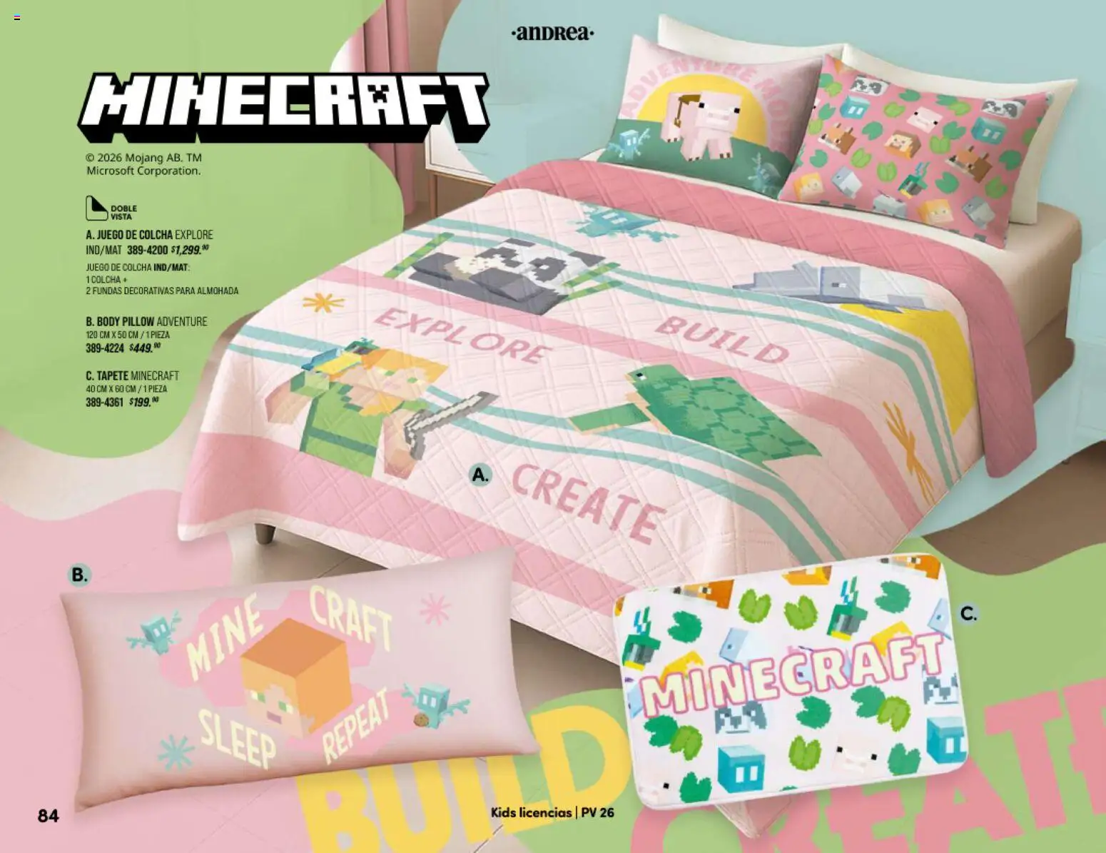 Nuevas ofertas de Andrea válidas en toda la República Mexicana desde el 25/01/2026. ¡Encuentra las mejores ofertas en Andrea catálogo Home! | Página: 84 | Productos: Juego, Almohada, Body, Tapete