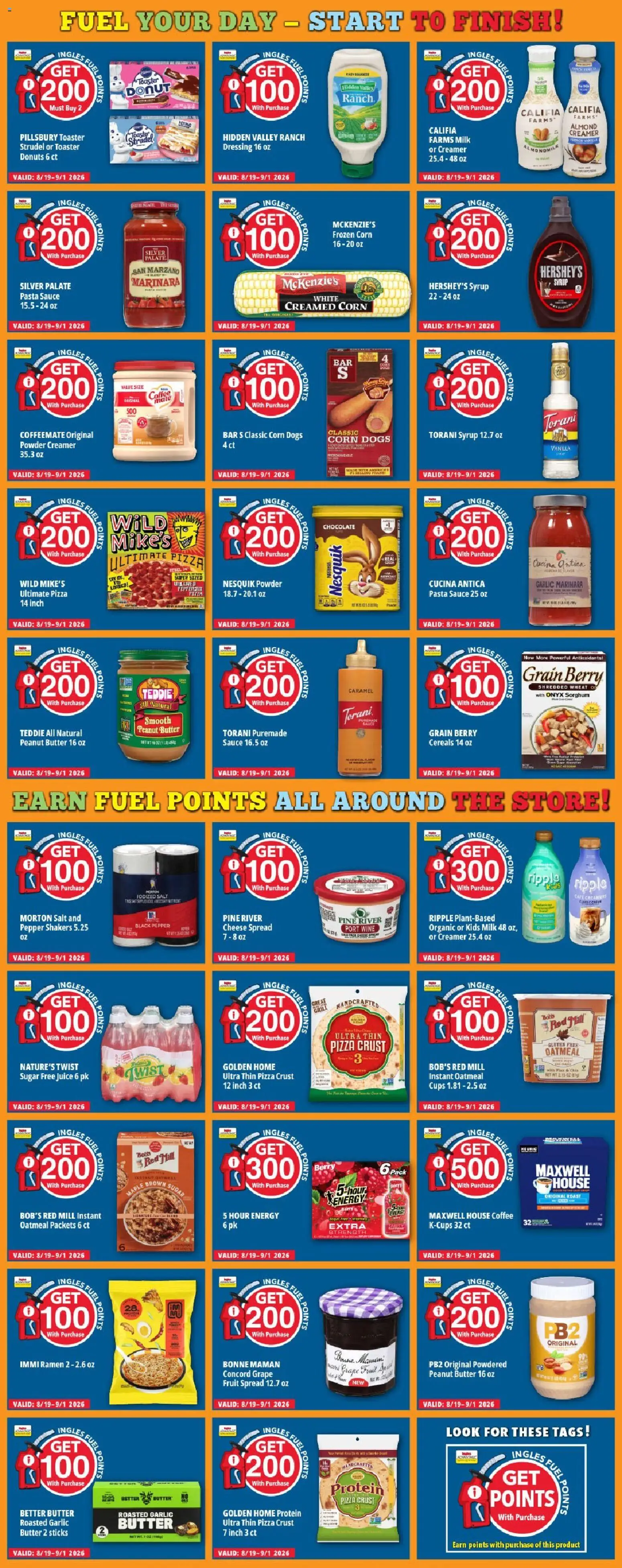 Ingles Weekly Ad - valid from 08/26/2026 | Page: 10 | Products: Powder, Cheese, Garlic, Donut