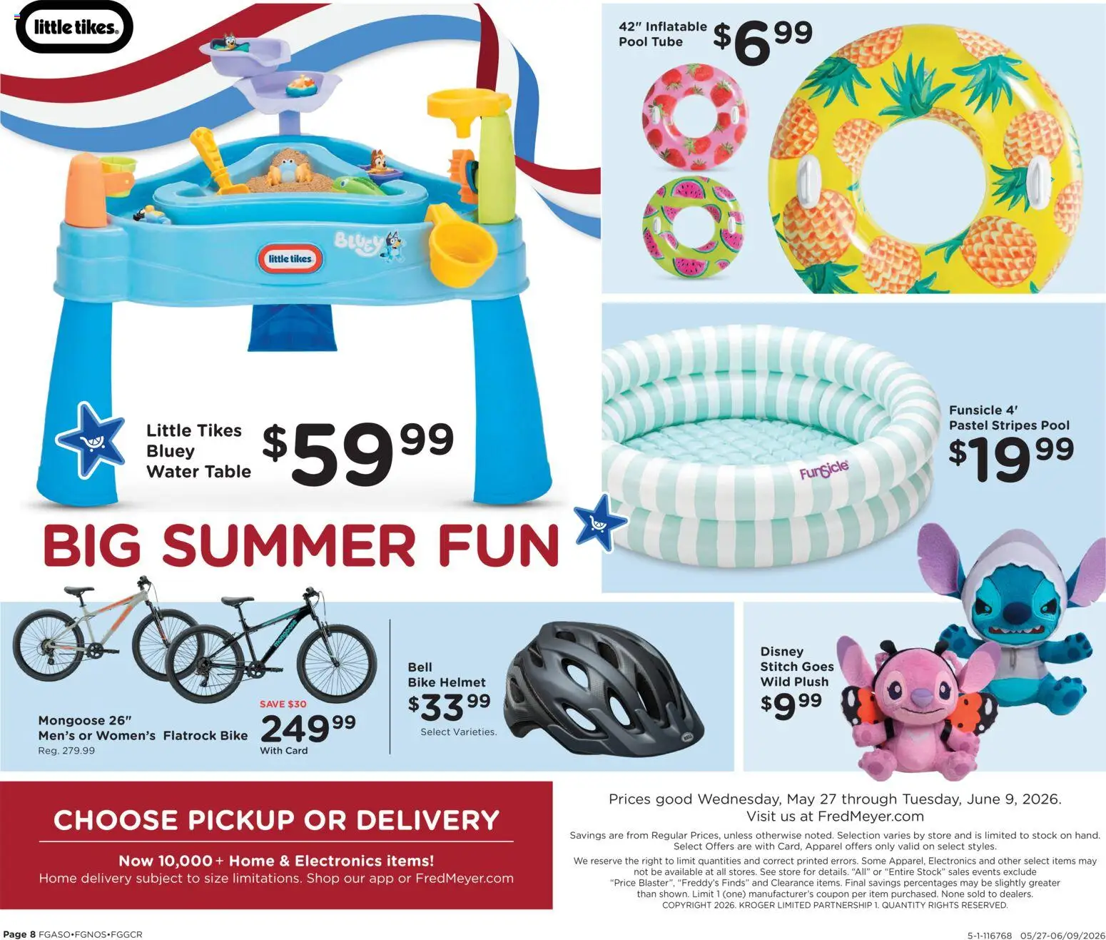 Fred Meyer Home & Apparel - valid from 27.05.2026 | Page: 8 | Products: Table, Water