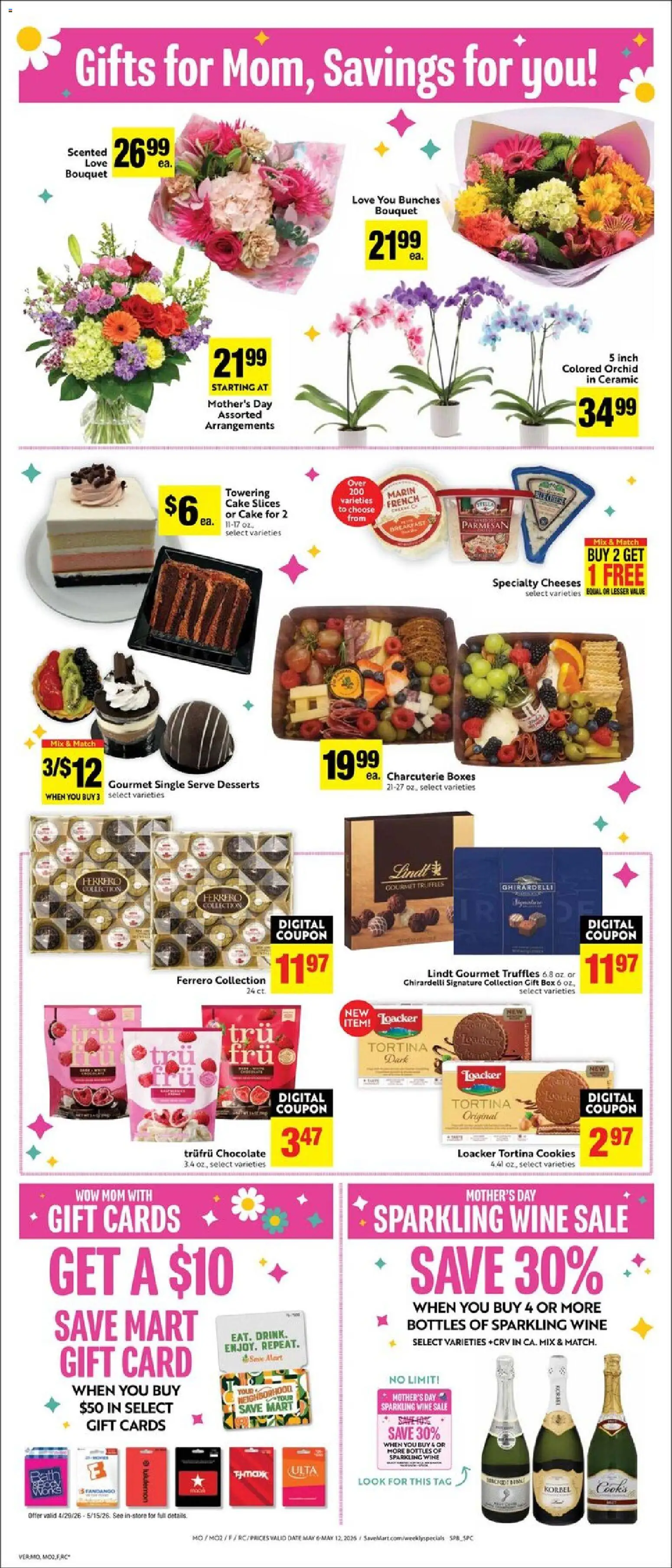 Save Mart Weekly - CA - valid from 06.05.2026 | Page: 2 | Products: Box, Chocolate, Cookies, Date