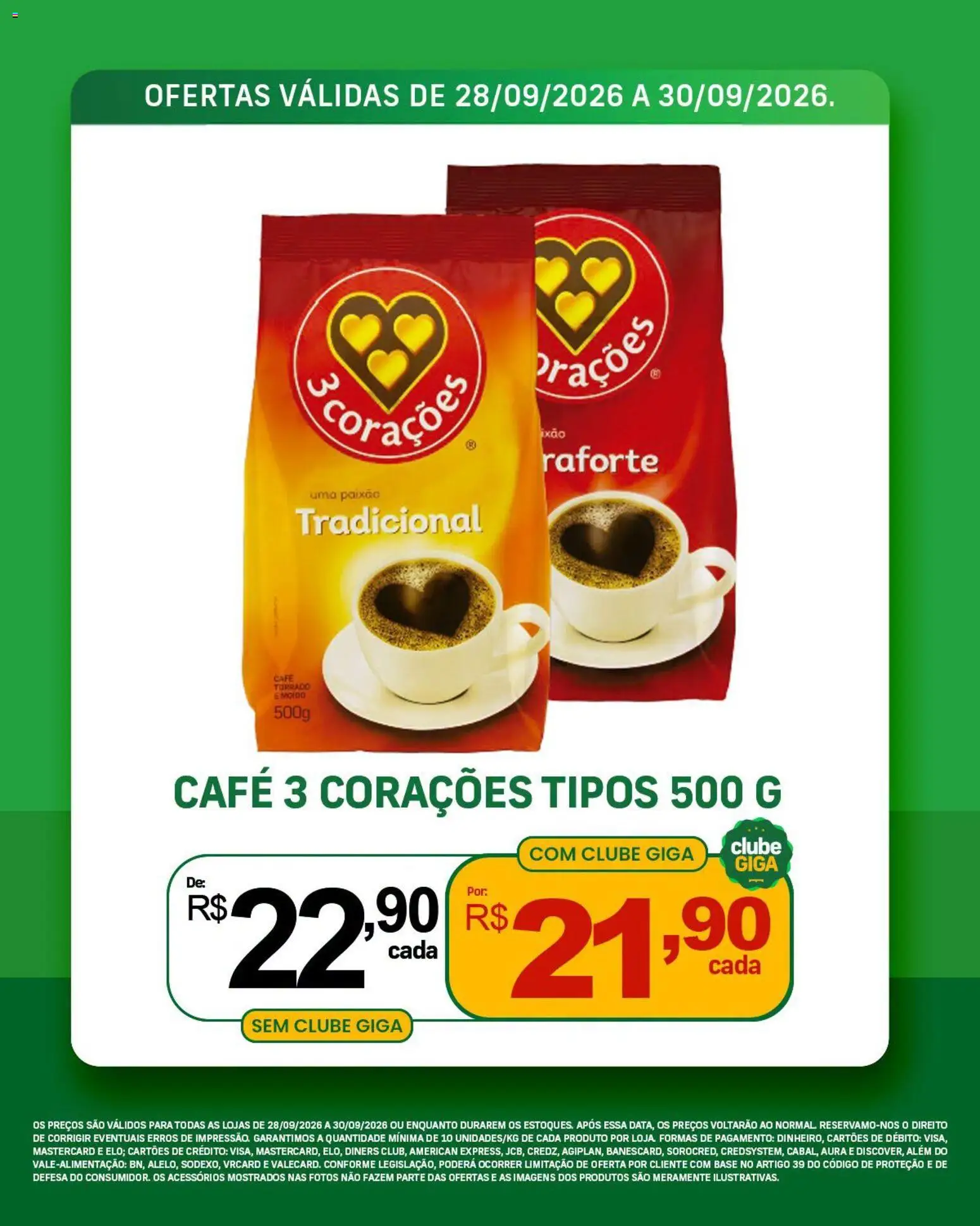 GIGA Atacado Folheto - válido de 28/09/2026 | Página: 4 | Produtos: Café, Base