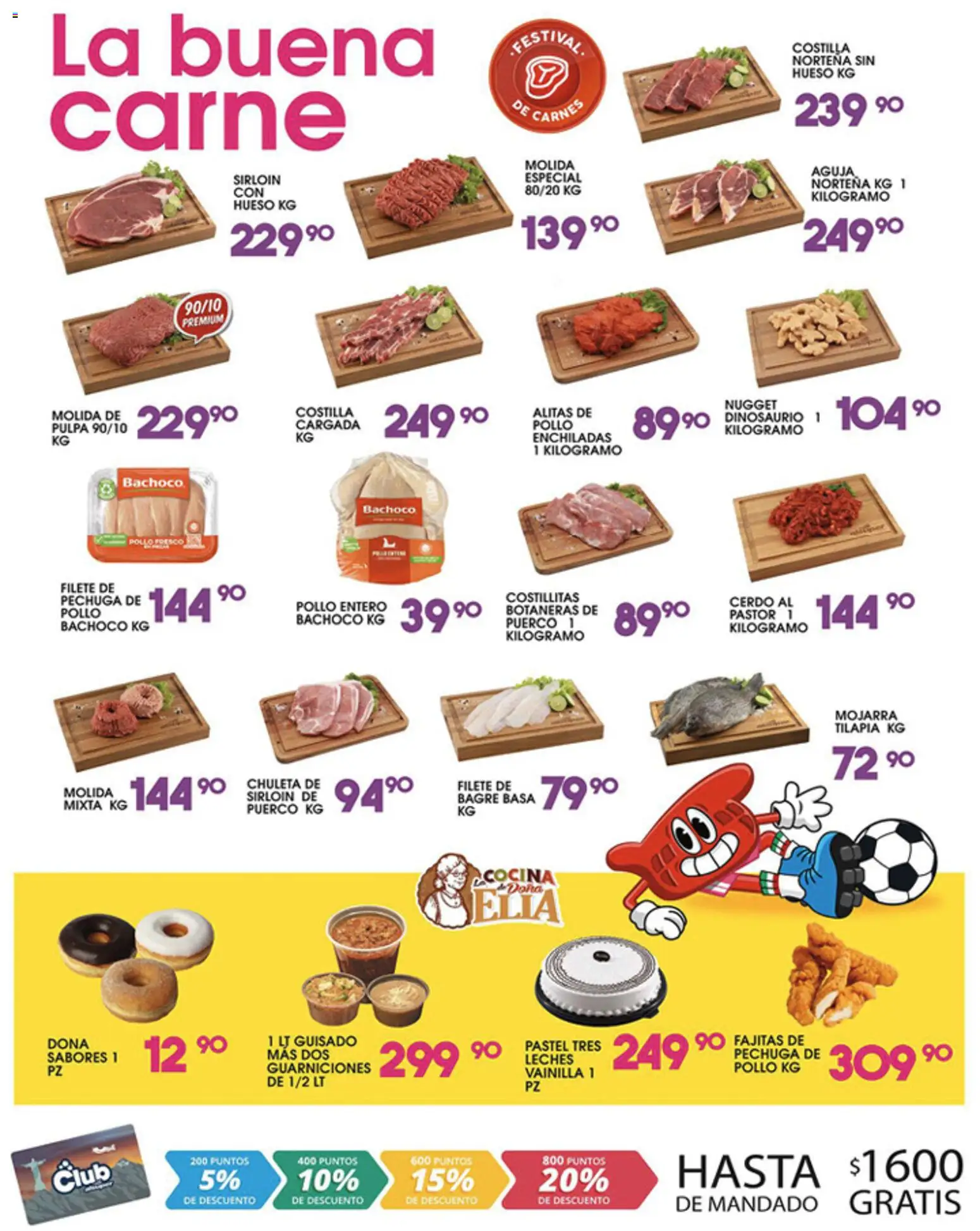 Nuevas ofertas de Alsuper válidas en toda la República Mexicana desde el 05.06.2026. ¡Encuentra las mejores ofertas en Alsuper folleto Laguna! | Página: 2 | Productos: Pollo, Pastel, Cerdo, Cocina