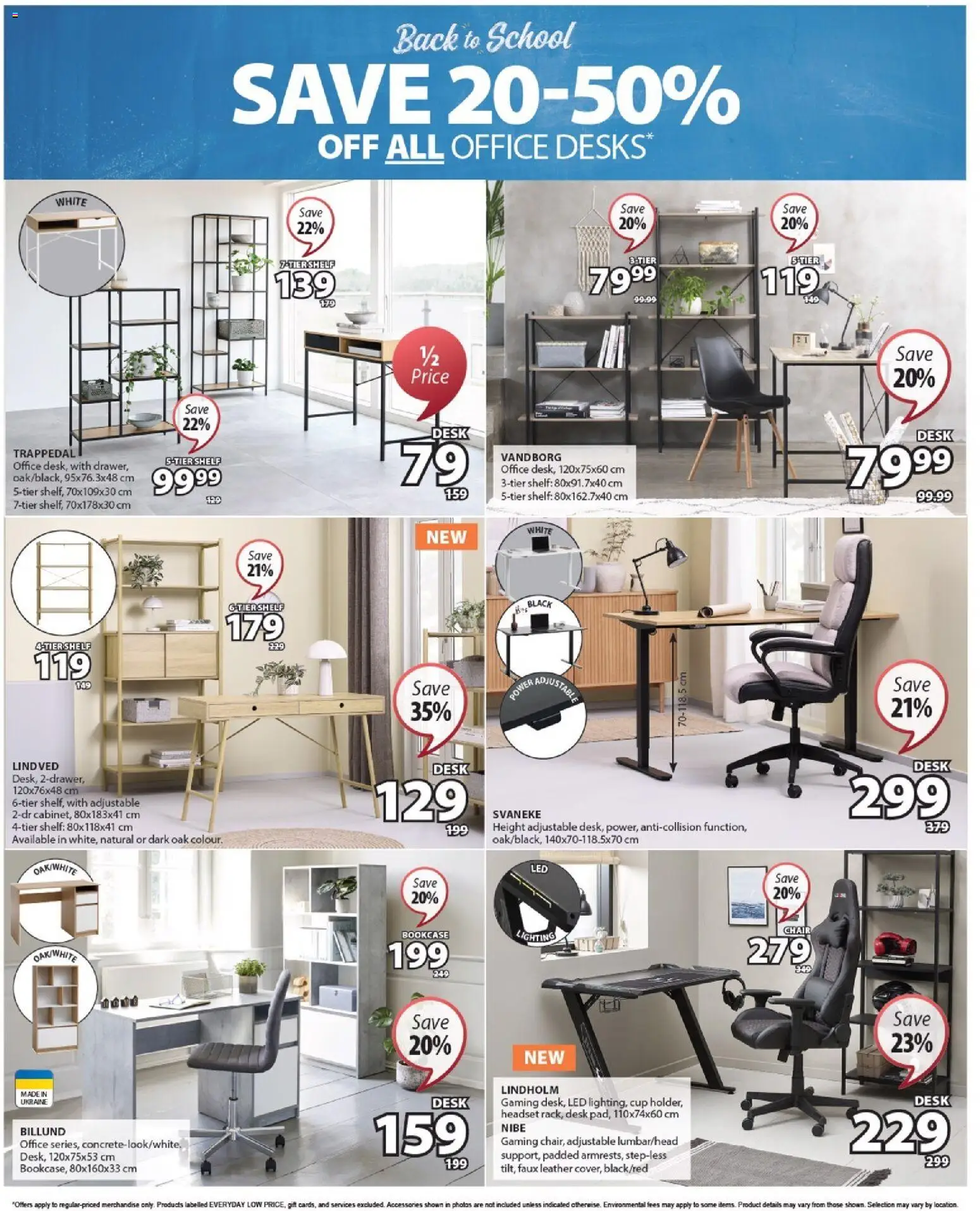 JYSK flyer valid from Aug 13, 2026 | Page: 3 | Products: Shelf, Chair, Lighting