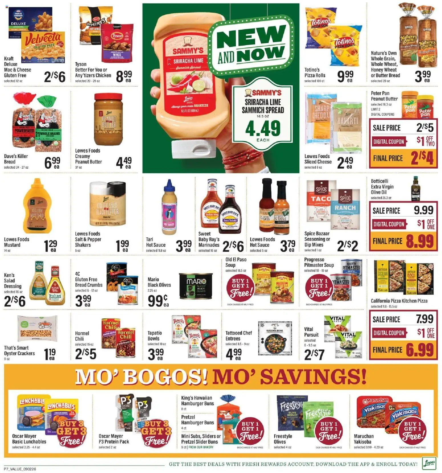 Lowes Foods Weekly Ad - valid from 09/02/2026 | Page: 11 | Products: Grains, Salt, Pepper, Extra virgin olive oil