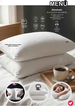 Vista previa de Colchas Concord catálogo, nuevo folleto de la tienda, válido en México a partir del 01/08/2026 | Página: 151 | Productos: Cómoda, Espuma, Almohada